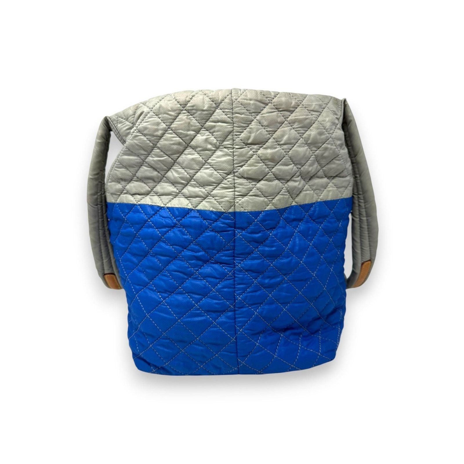 MZ Wallace MZ Wallace Metro Quilted Travel Tote Bag Beige Blue Women’s Size ONE SIZE - 4 Thumbnail