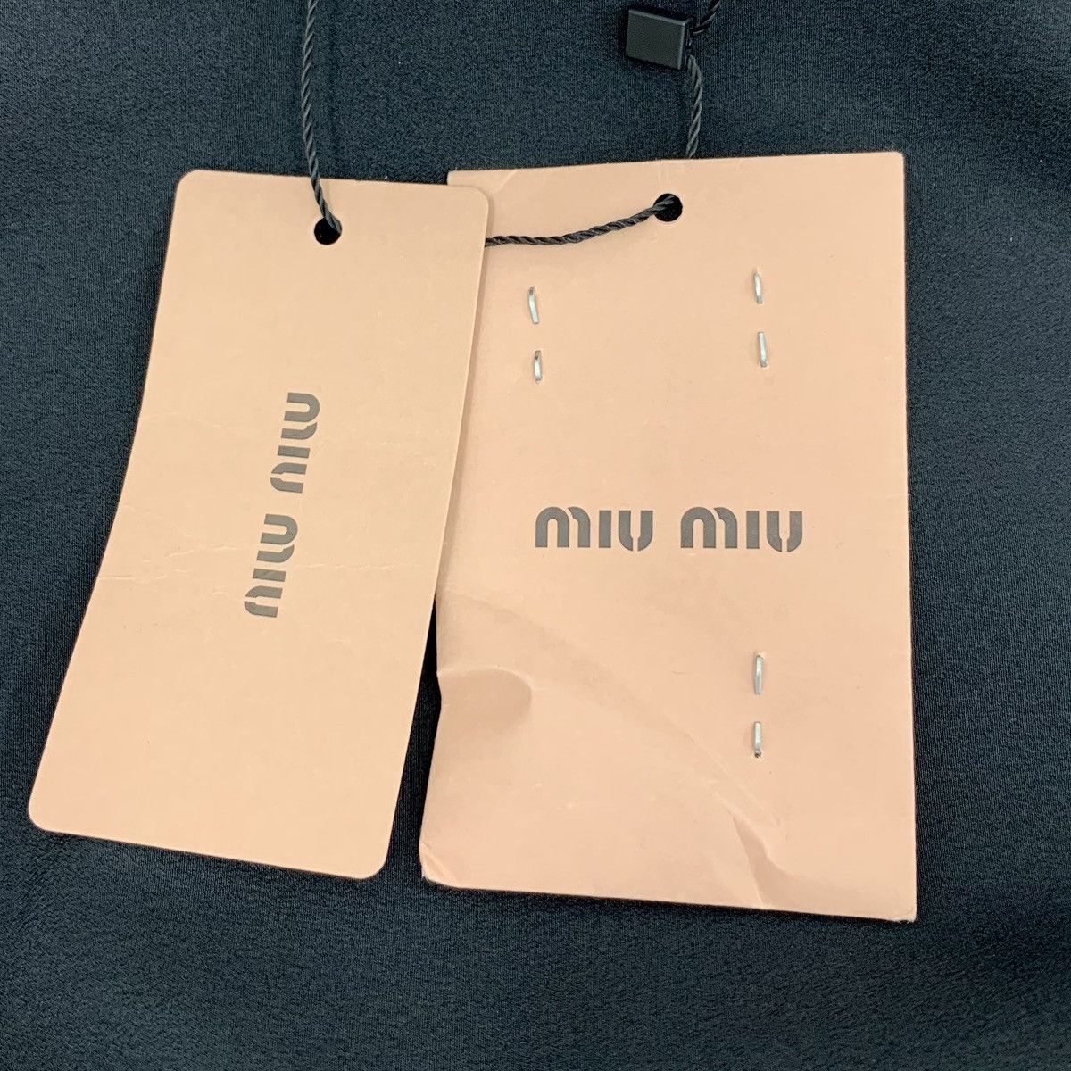 Miu Miu Miu Miu black bow sequin single-breasted long-sleeve dress Size M / US 6-8 / IT 42-44 - 8 Thumbnail