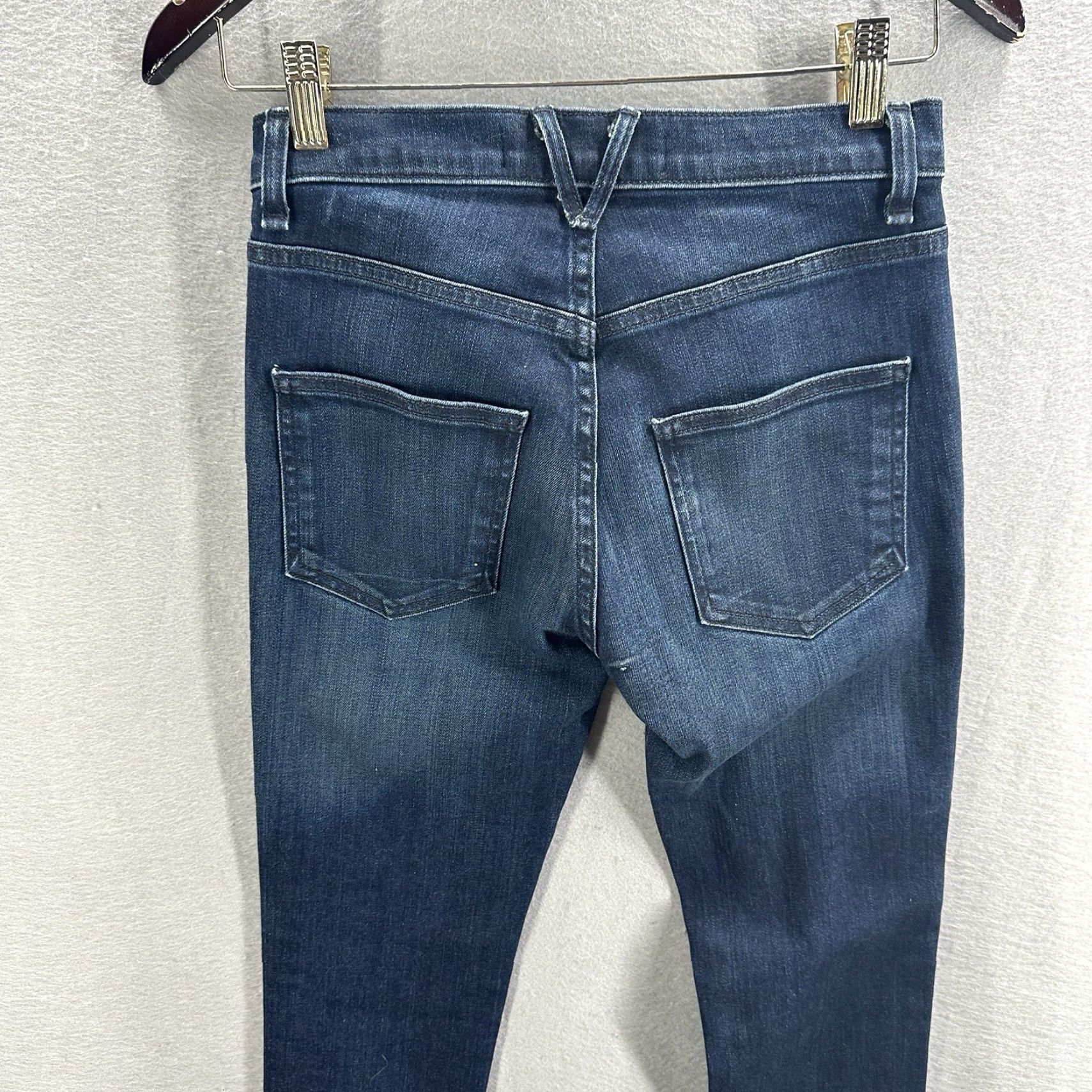 Veronica Beard VERONICA BEARD Debbie Jeans Skinny High Rise Exposed Button Fly 25 Blue Women Size 42" / US 20 - 5 Thumbnail