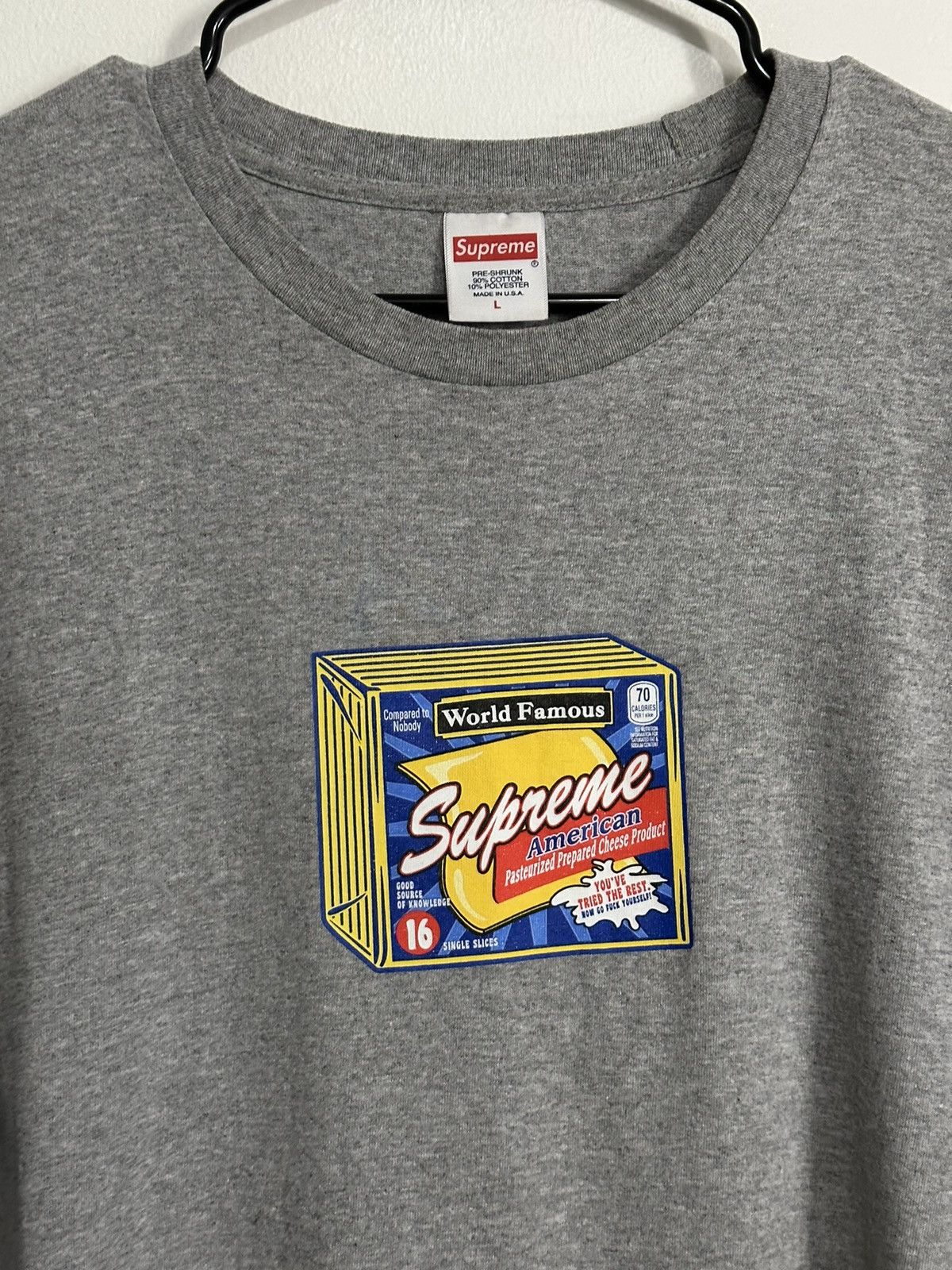 Supreme Supreme Cheese Tee Size US L / EU 52-54 / 3 - 2 Thumbnail
