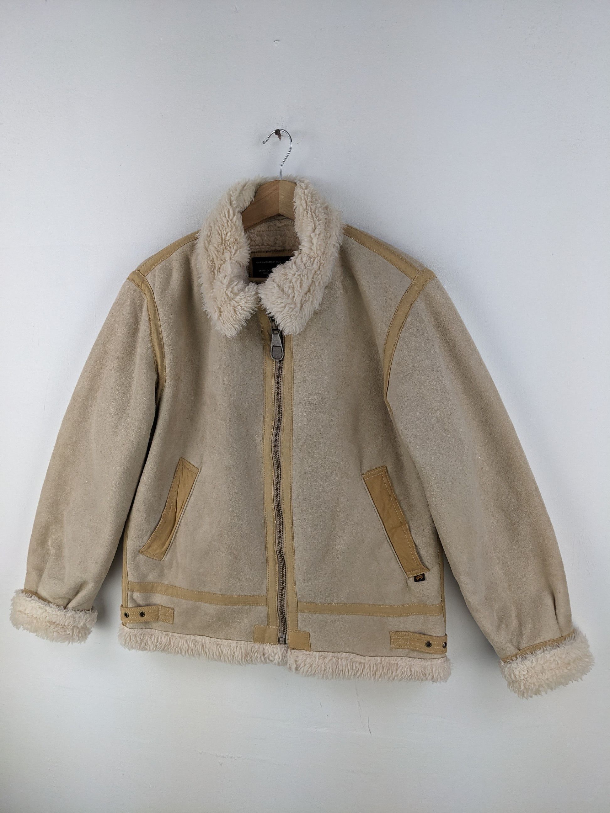 Alpha Industries Vintage Alpha Industries B 3 Jacket Synthetic Leather Size US S / EU 44-46 / 1 - 2 Thumbnail