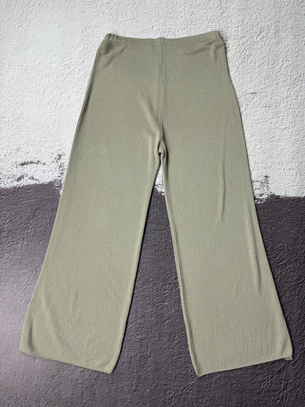 Annette Gortz Annette Gortz wide flared knitted summer light pants Size 32" / US 10 / IT 46 - 10 Thumbnail