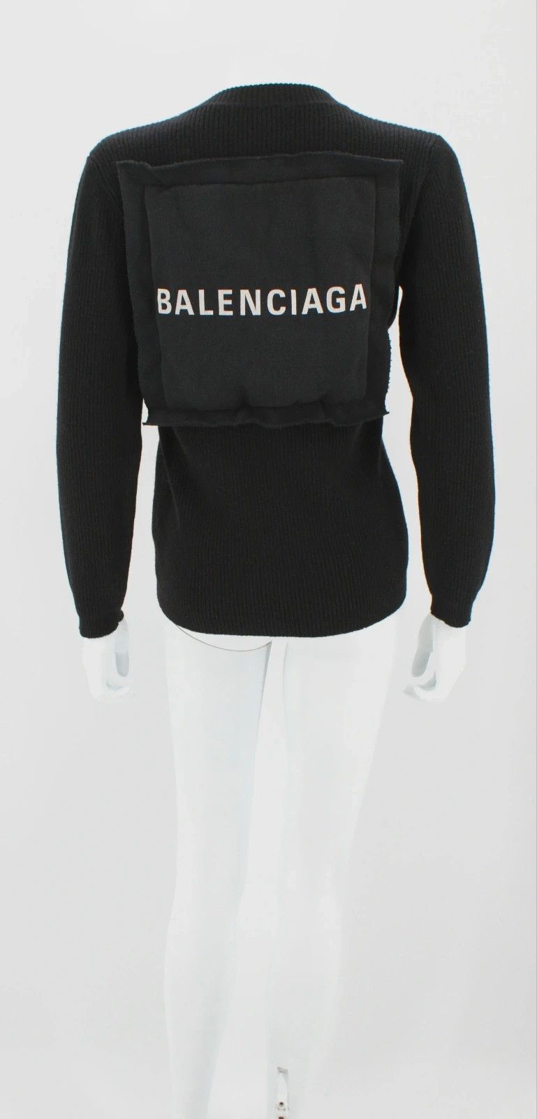 Balenciaga Ribbed Fitted Wool Jumper Size M / US 6-8 / IT 42-44 - 5 Thumbnail