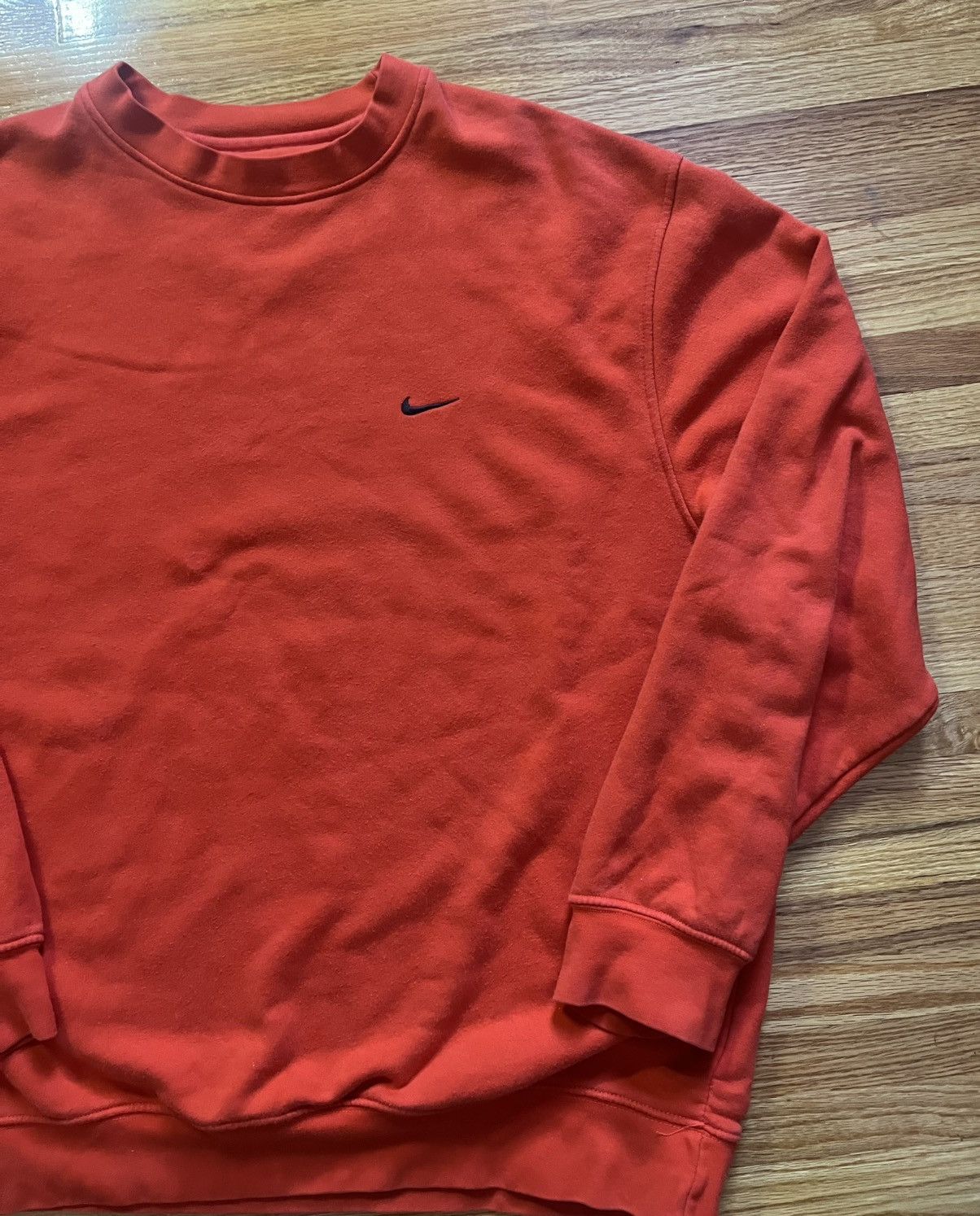 Nike Vintage Orange Nike Crewneck Size US L / EU 52-54 / 3 - 2 Thumbnail