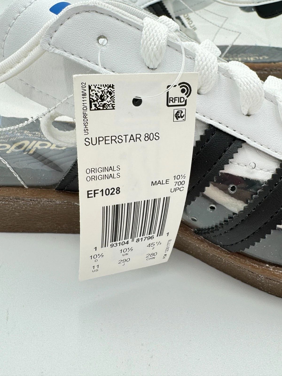 Adidas Blondey McCoy x adidas Superstar 80 Clear OG Size US 11 / EU 44 - 6 Thumbnail