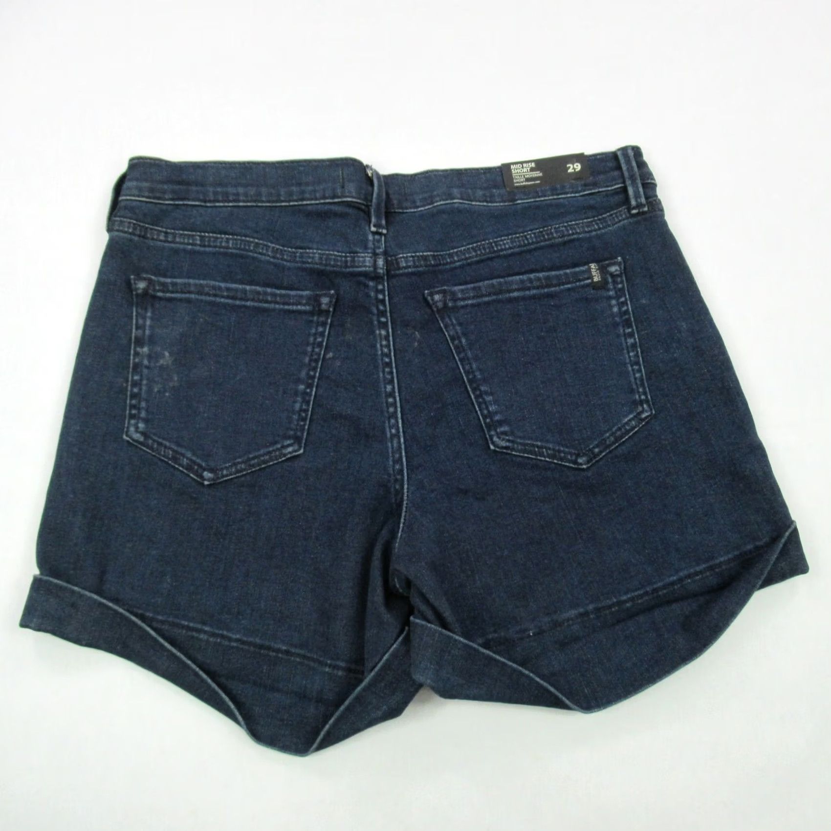 Denime Buffalo Shorts Womens 29 Denim Mid Rise Short Blue Casual Pockets Outdoors Size 29" - 5 Thumbnail