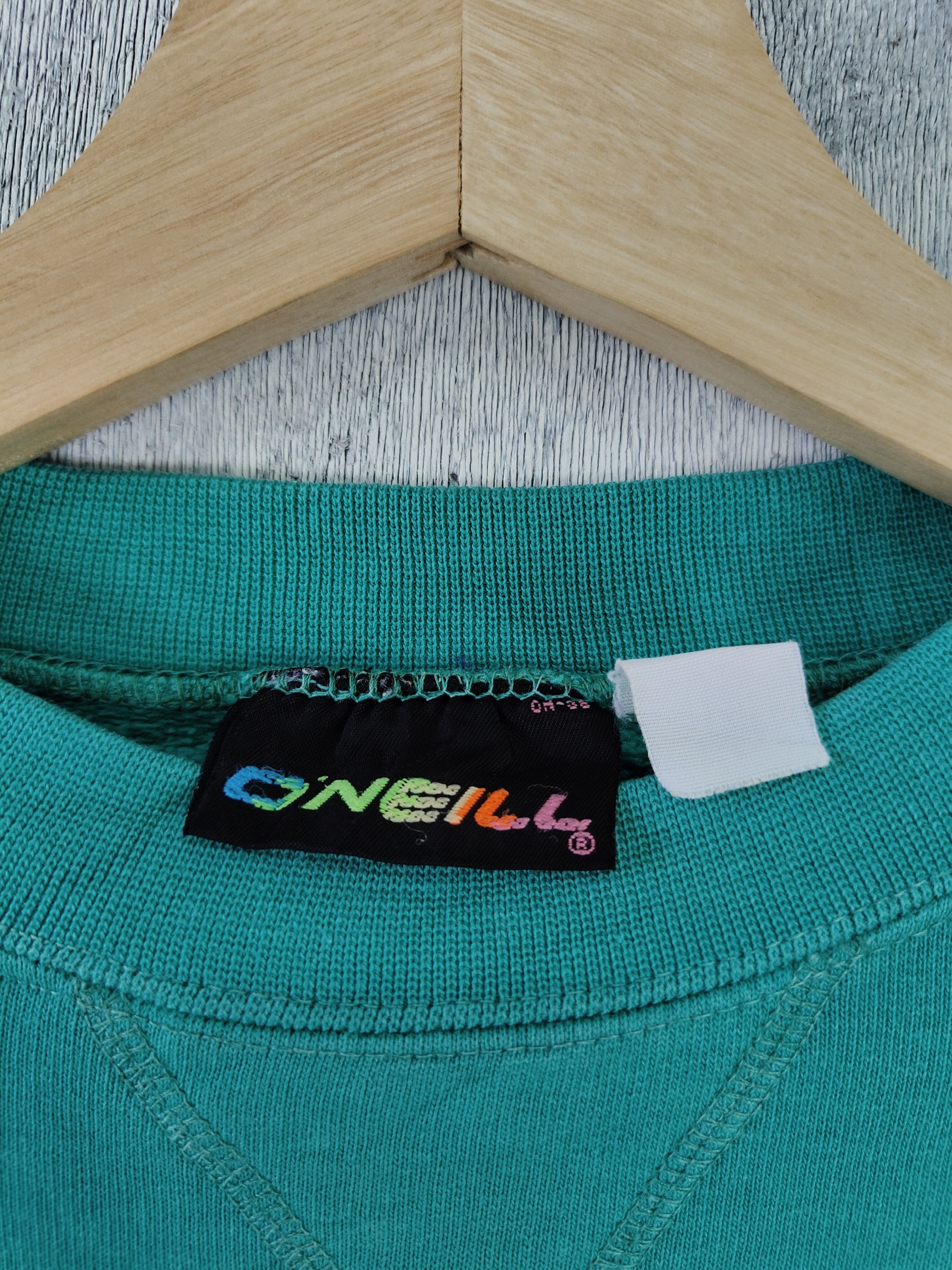 O'Neill × Vintage Vintage 80s Oneill Surfing Streetwear Sweatshirt Size US L / EU 52-54 / 3 - 10 Thumbnail