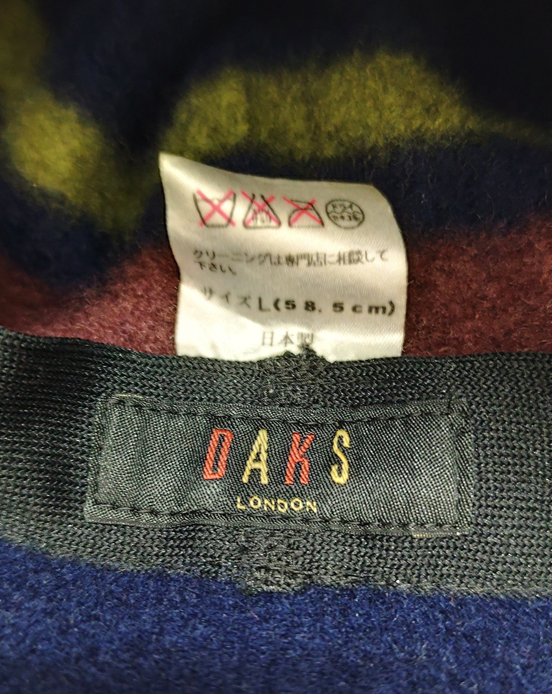 DAKS DAKS London Striped Wool Cloche Hat Size ONE SIZE - 5 Thumbnail