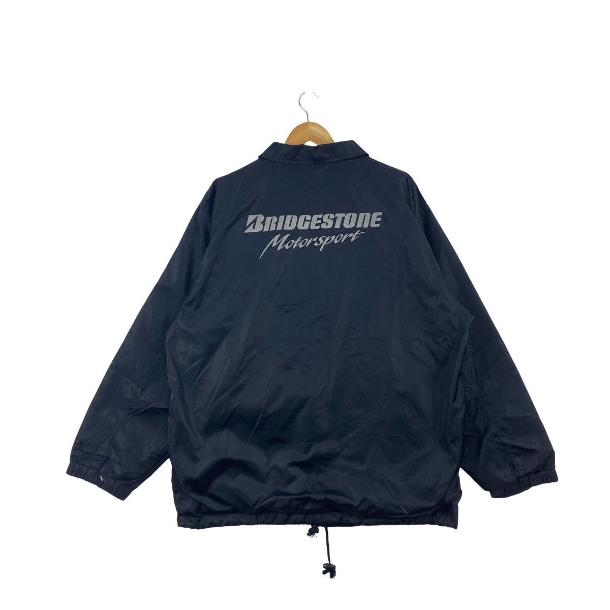 Vintage Vintage BRIDGESTONE MOTORSPORT Coach Button Up Racing Size US XXL / EU 58 / 5 - 9 Thumbnail