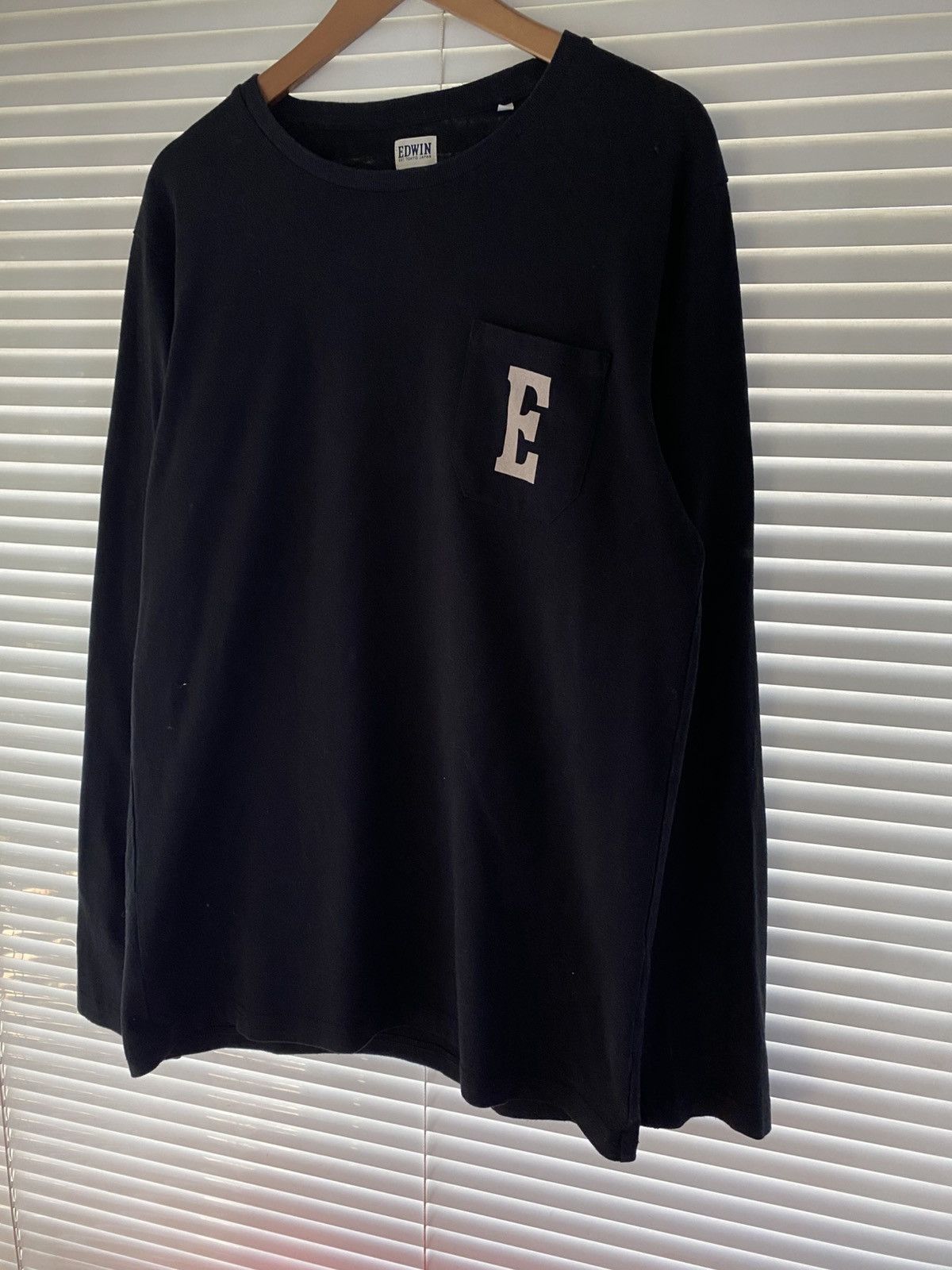 Edwin Edwin Japan Vintage Rare Pocket Big E Long Sleeve Size US M / EU 48-50 / 2 - 1 Thumbnail