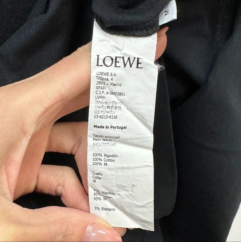 Loewe LOEWE Men's Short Sleeve/Black Size US M / EU 48-50 / 2 - 4 Thumbnail