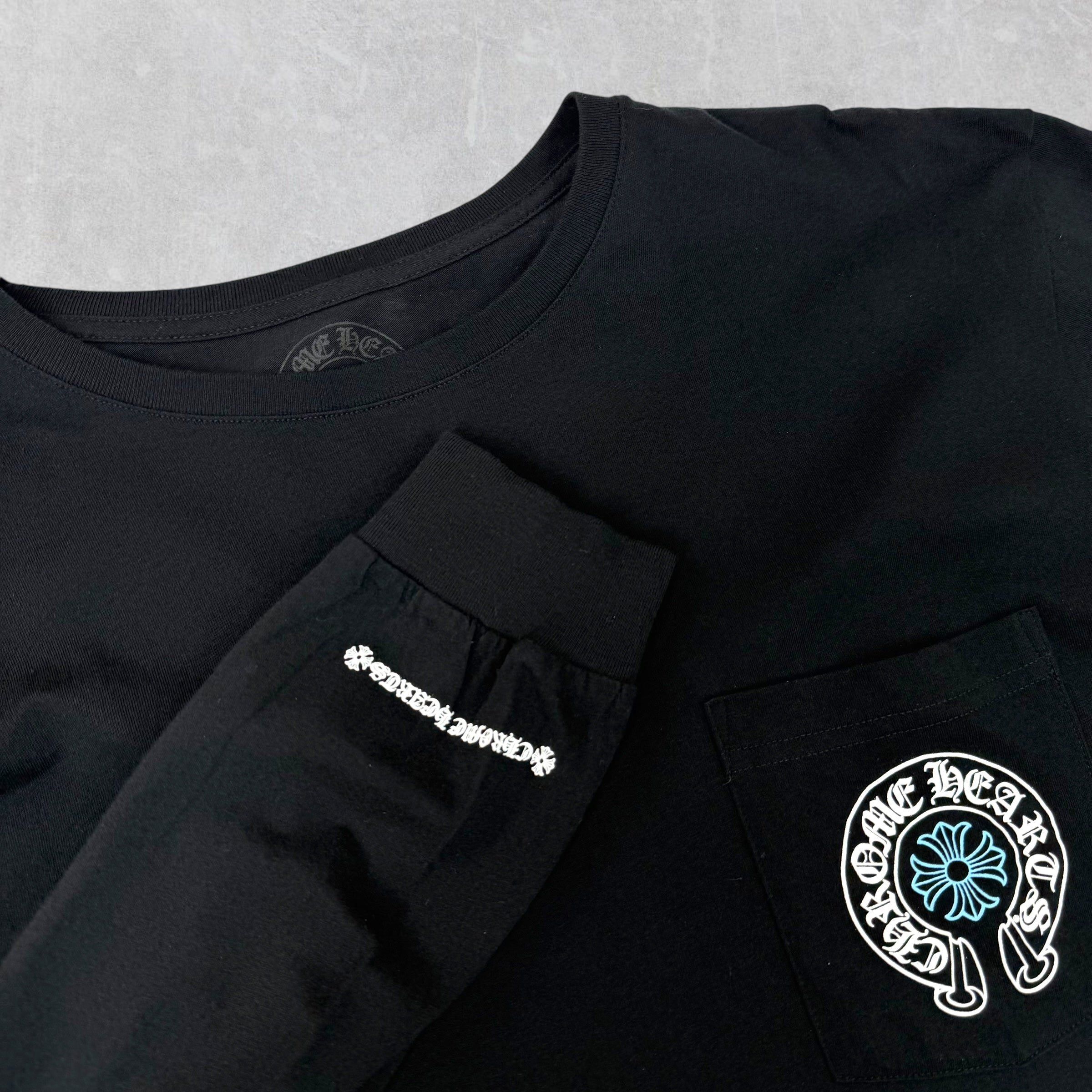 Chrome Hearts Chrome Hearts Horseshoe Plus Logo Baby Blue Staff L/S XL Size US XL / EU 56 / 4 - 3 Thumbnail