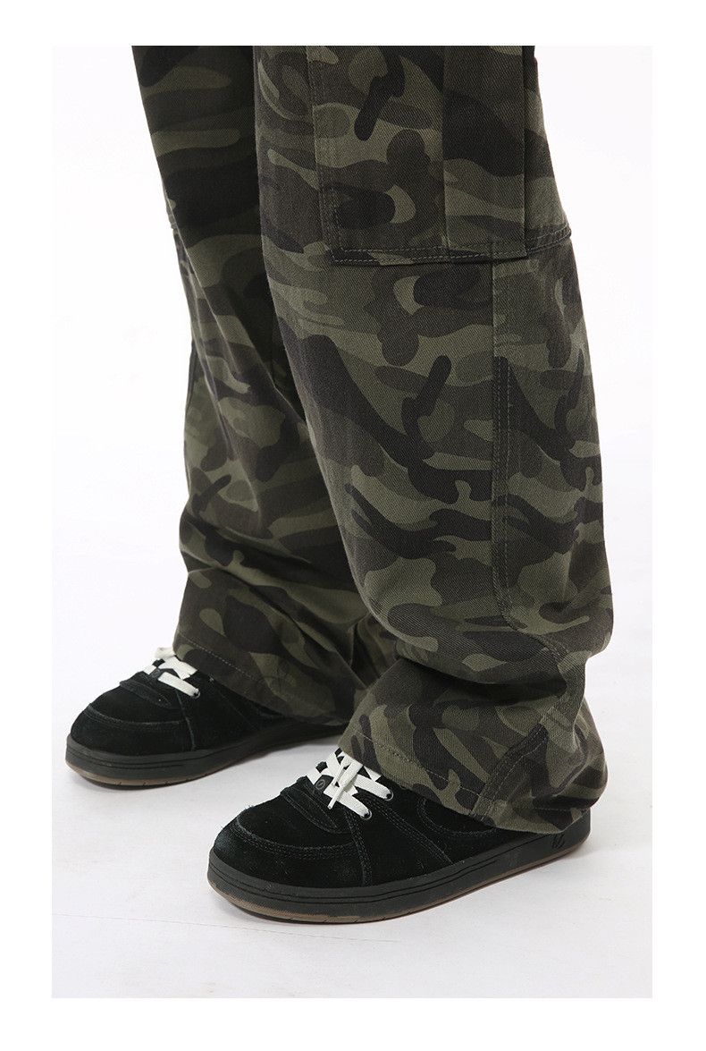Japanese Brand × Vintage High street cleanfit camouflage pocket workwear washed jeans Size US 32 / EU 48 - 6 Thumbnail