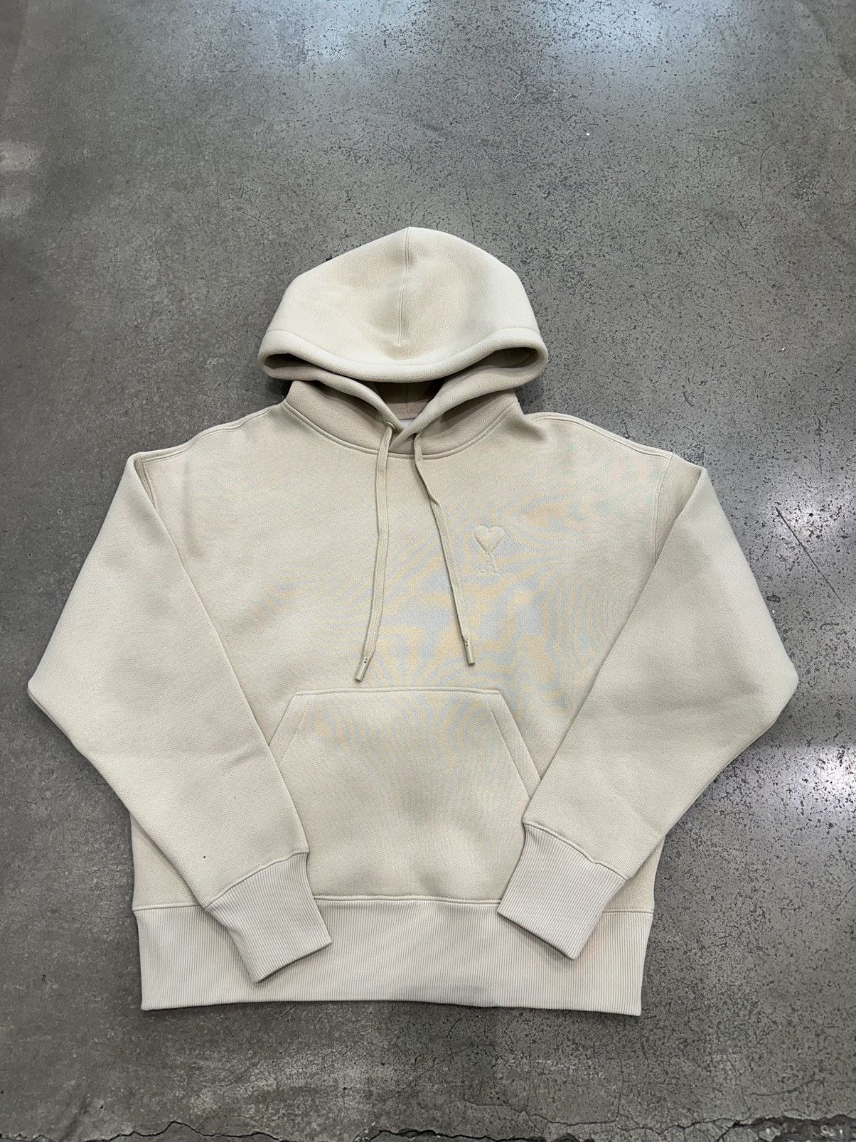 AMI AMI - ADC Embossed Hoodie Gingembre Size US XS / EU 42 / 0 - 1 Thumbnail