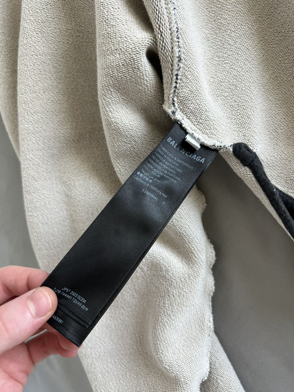 Balenciaga Balenciaga Tape Hoodie Size US S / EU 44-46 / 1 - 11 Thumbnail