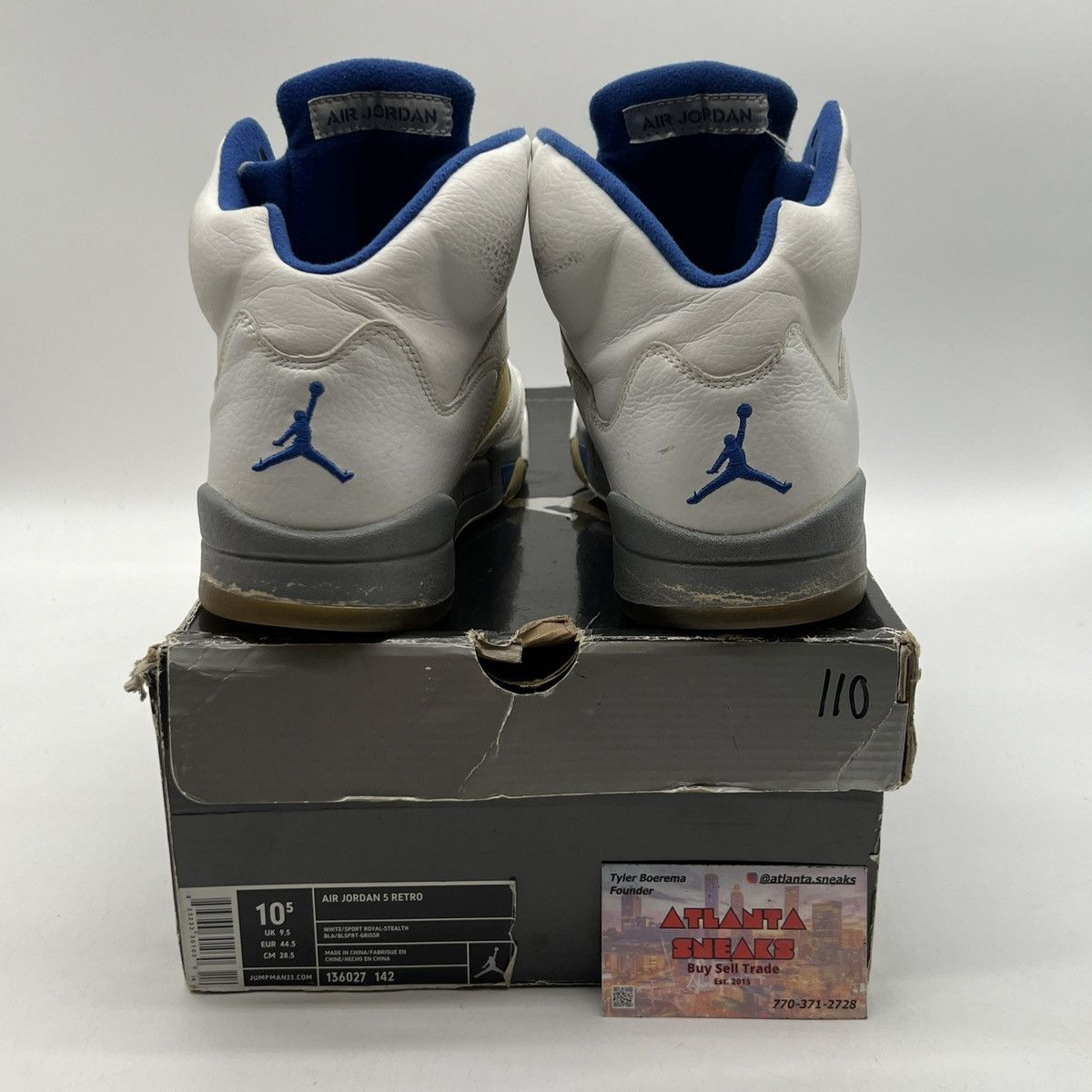 Jordan Brand Air Jordan 5 Stealth Size US 10.5 / EU 43-44 - 3 Thumbnail