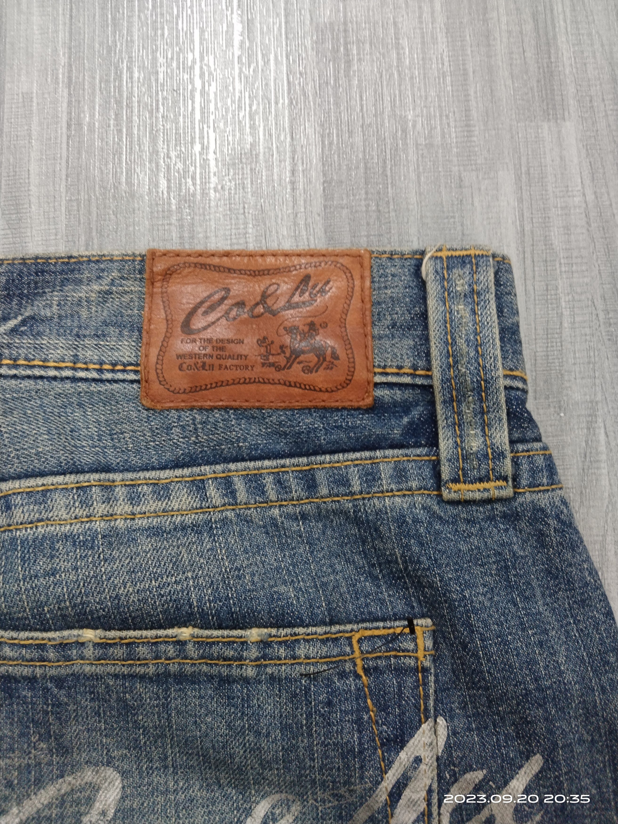 Japanese Brand SICK RIPED CO&LU DENIM PANTS Size US 31 - 9 Thumbnail