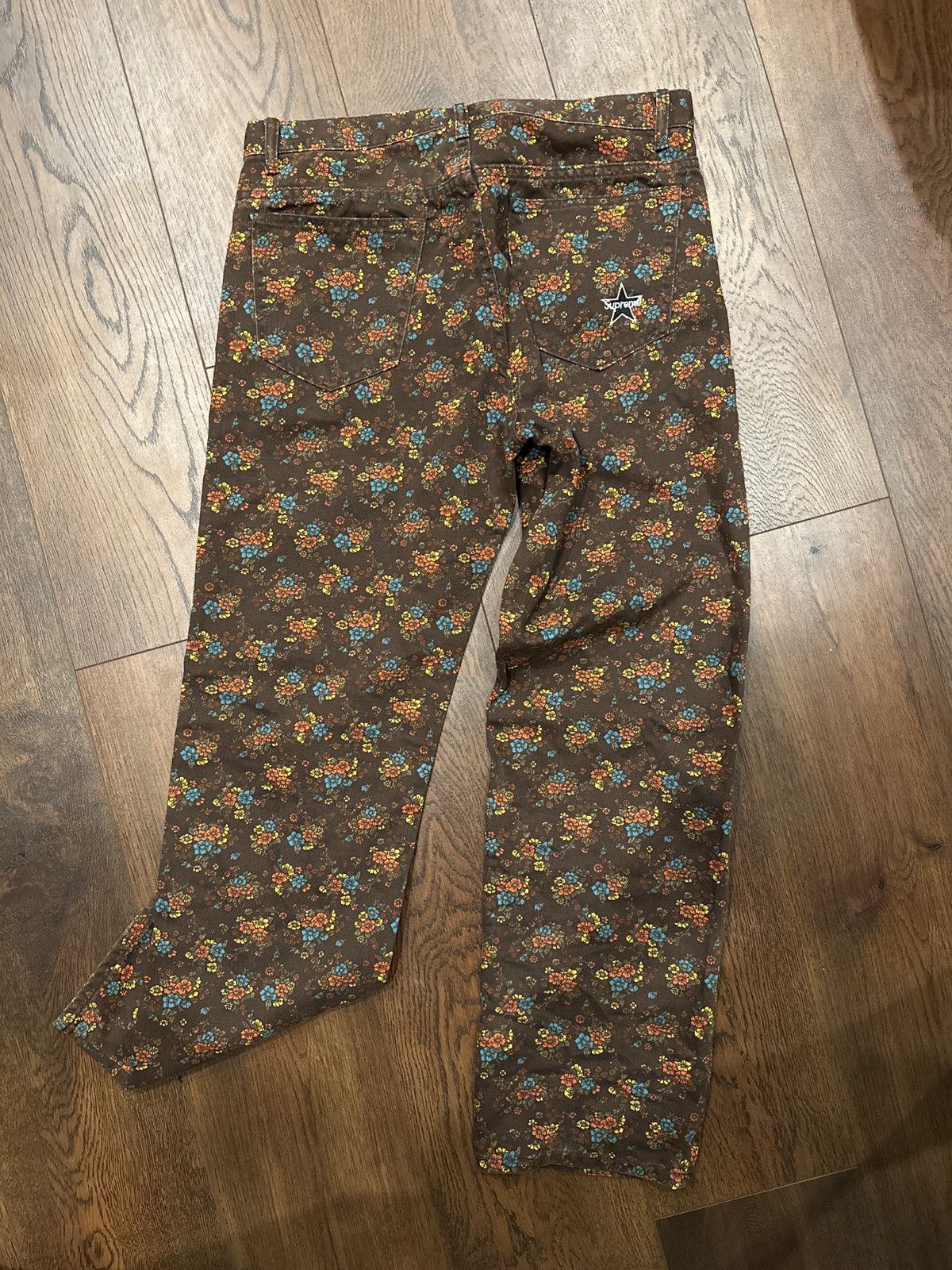 Supreme Supreme Flower Denim Size US 32 / EU 48 - 4 Thumbnail