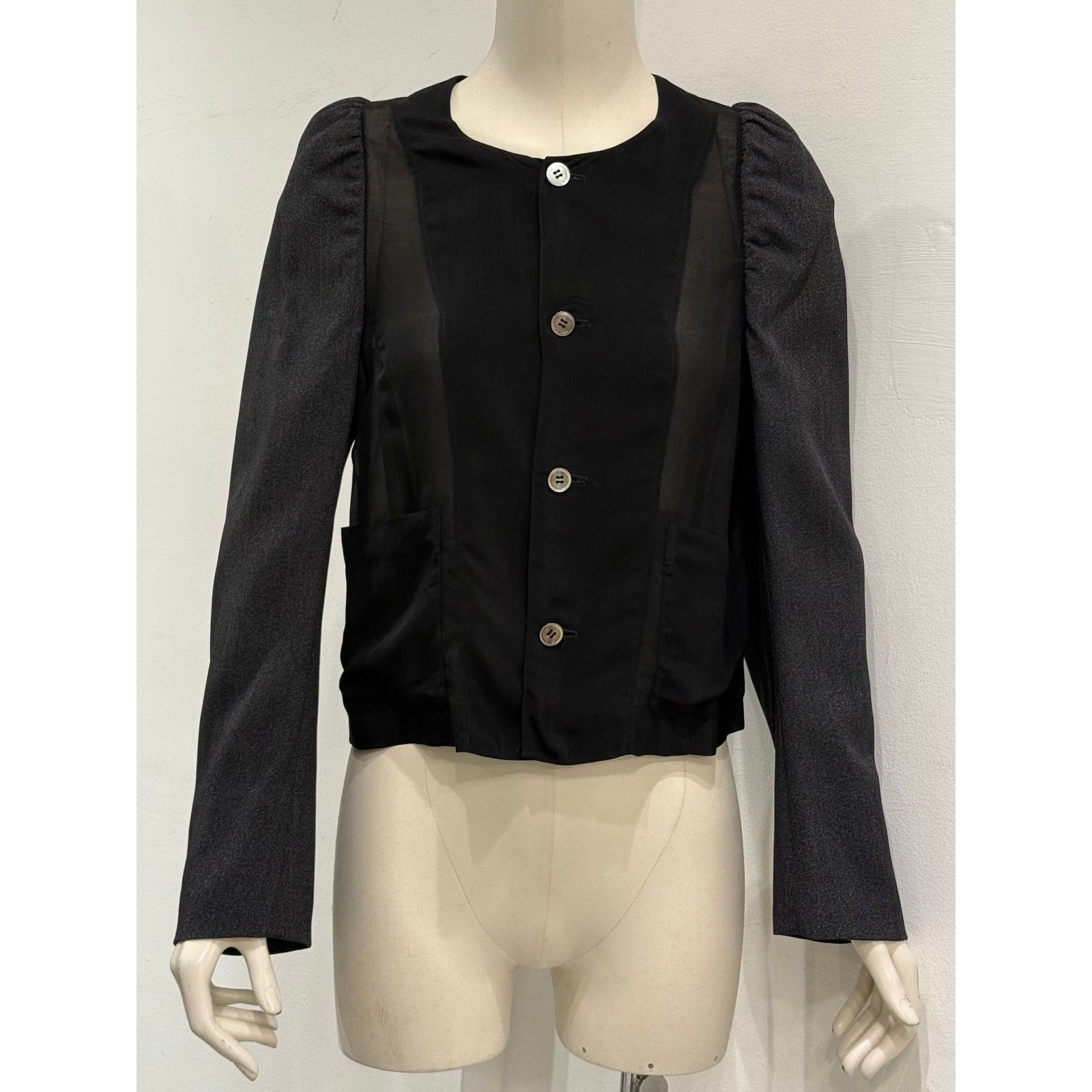 Comme des Garcons 1993 Comme des Garçons hybrid blazer jacket Size M / US 6-8 / IT 42-44 - 1 Thumbnail