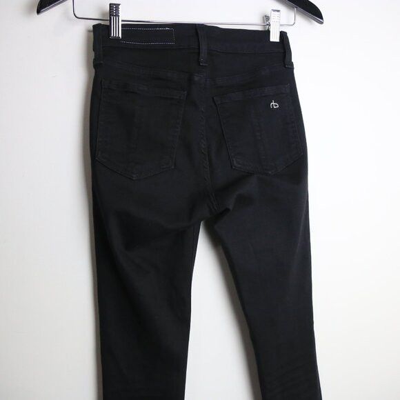 Rag & Bone Rag & Bone Flexi Nina Skinny Smooth & Sculpt Black Jeans Size 24" / US 00 / IT 34 - 10 Thumbnail