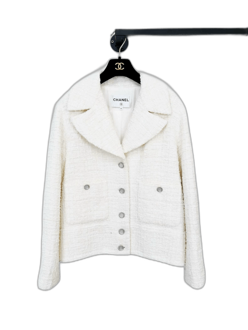 Chanel Chanel Woven Jacket in Size 44 Size XL / US 12-14 / IT 48-50 - 1 Thumbnail