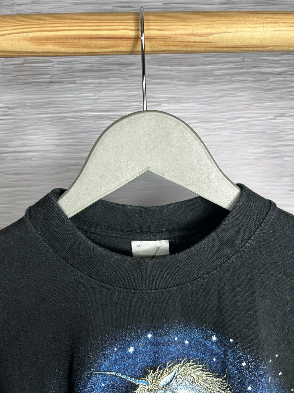 Vintage Vintage 90s Hewlin Dragon Unicorn Battle T Shirt Boxy Fit Size US M / EU 48-50 / 2 - 7 Thumbnail