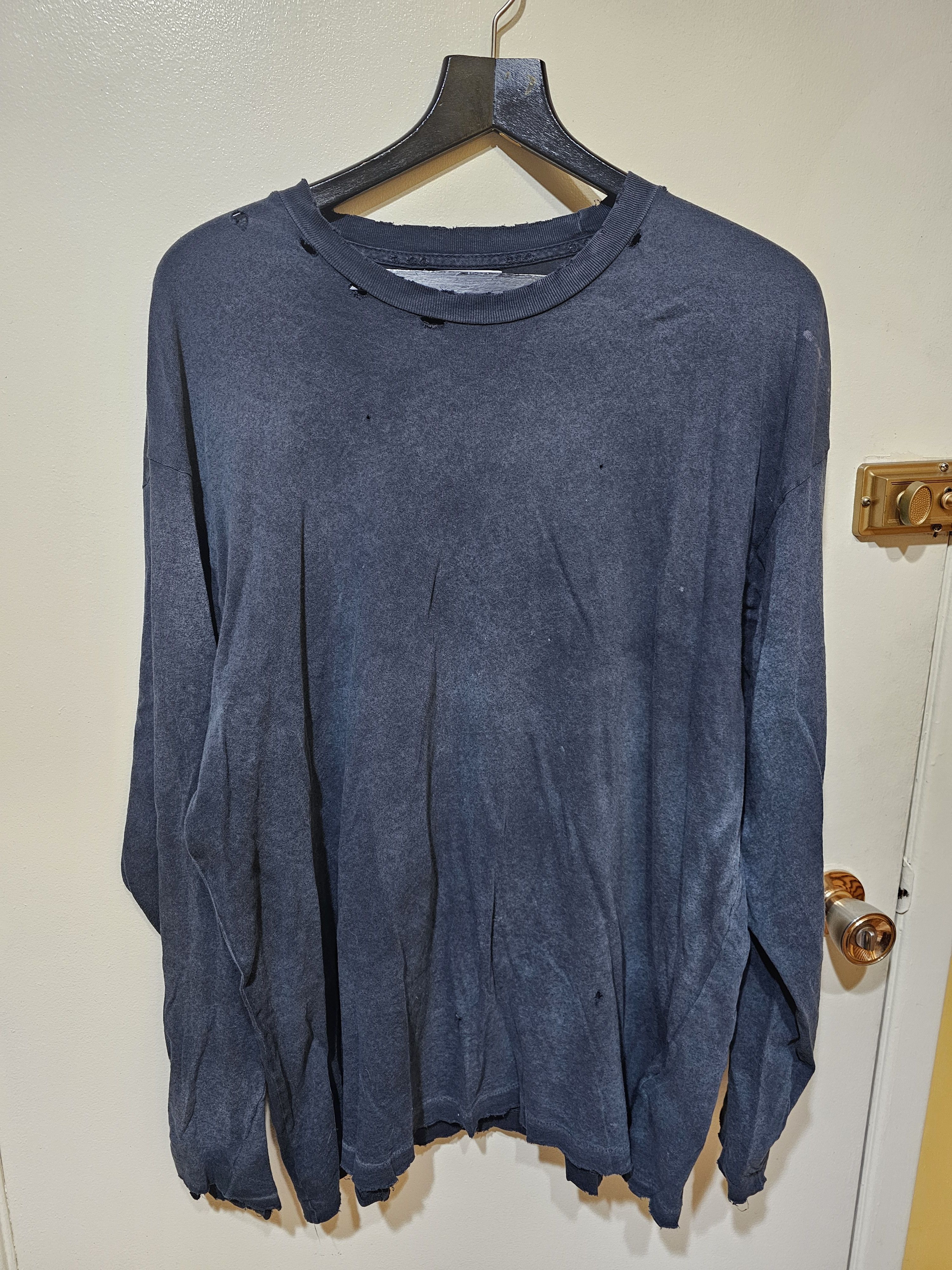 John Elliott distressed LS shirt