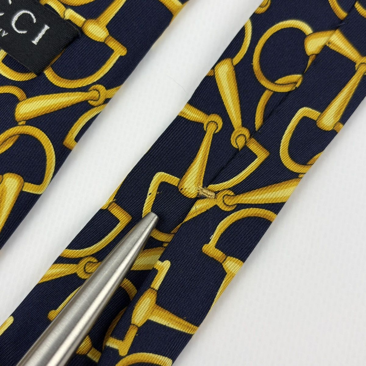 Gucci Gucci Vintage Silk Tie rare nice design Made in Italy Size ONE SIZE - 16 Thumbnail