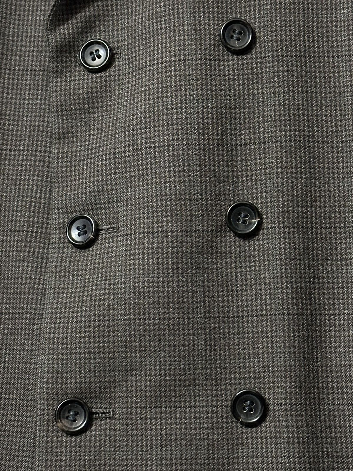 Comme des Garcons A/W89 Comme des Garcons Plaid Brown/Gray Luxury Wool Suit Size 48R - 11 Thumbnail
