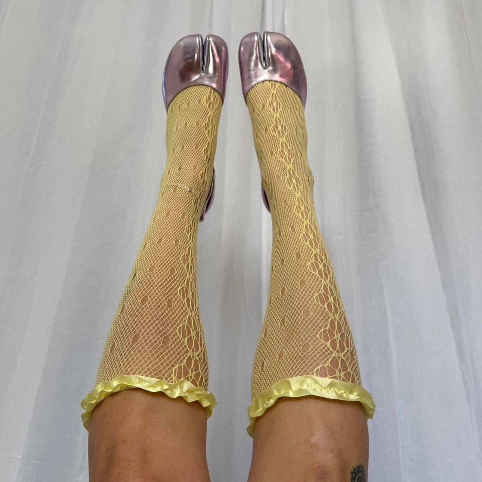 Other ✿ ruffled lace knee socks ✿ Size ONE SIZE - 1 Thumbnail