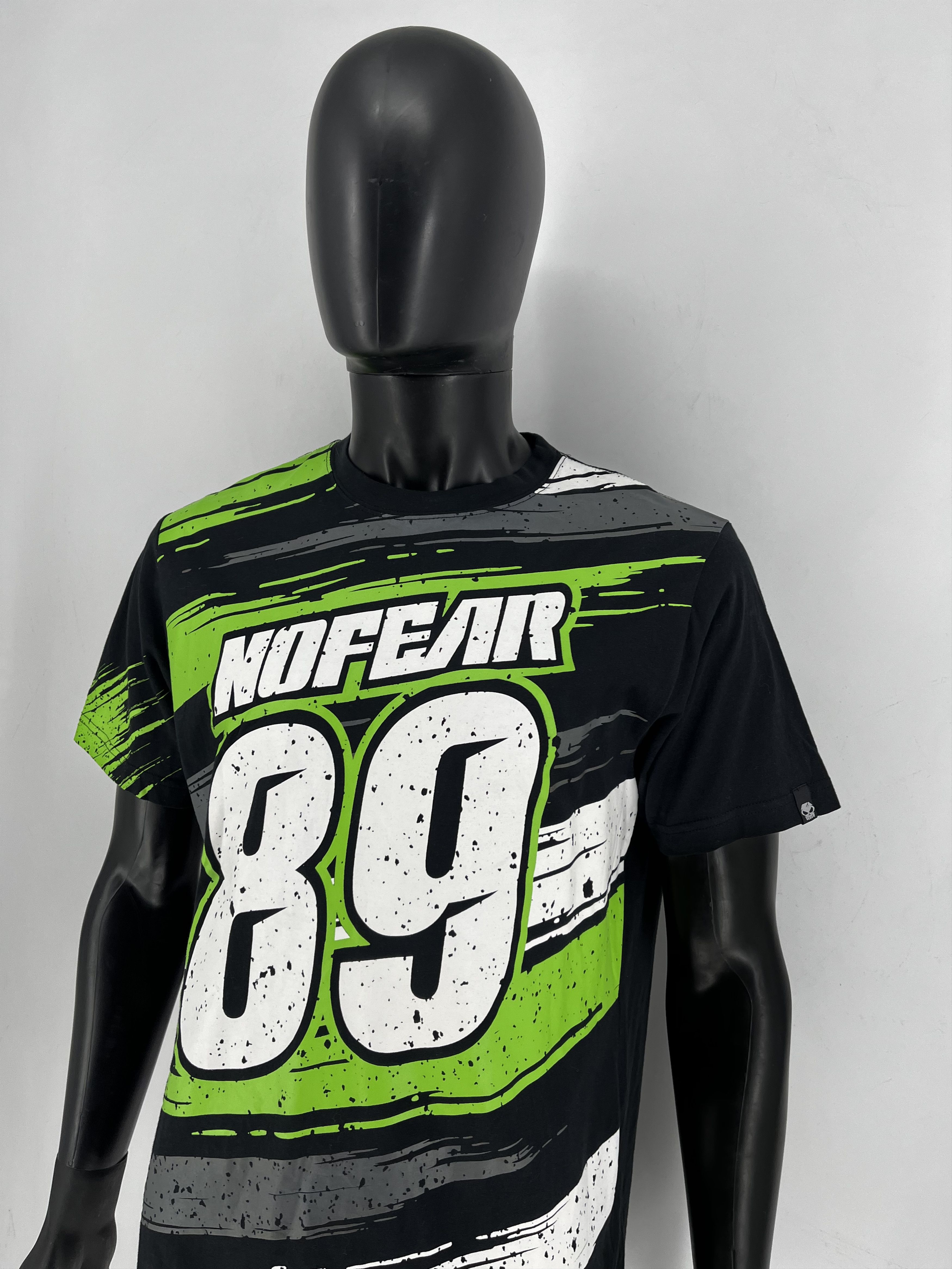No Fear Y2k Vintage No Fear Overprint Fox Racing Monster Energy Tee Size US M / EU 48-50 / 2 - 4 Thumbnail