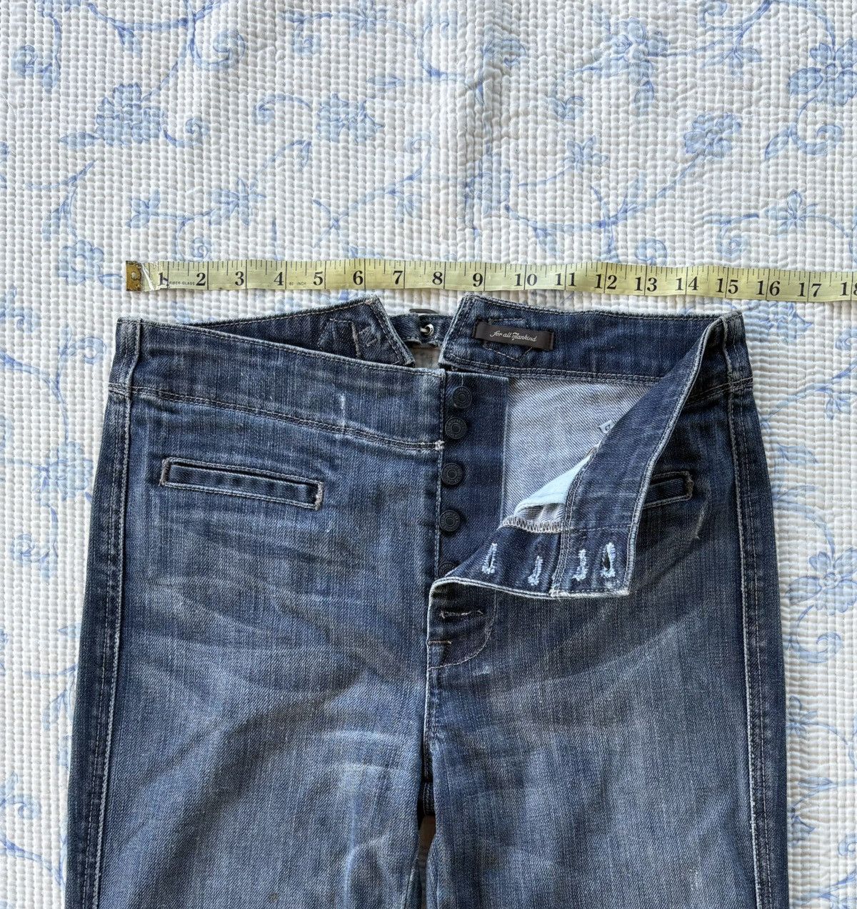 Other Seven For All Mankind Buckle Detail Bootcut Flare Rare Size US 29 - 3 Thumbnail