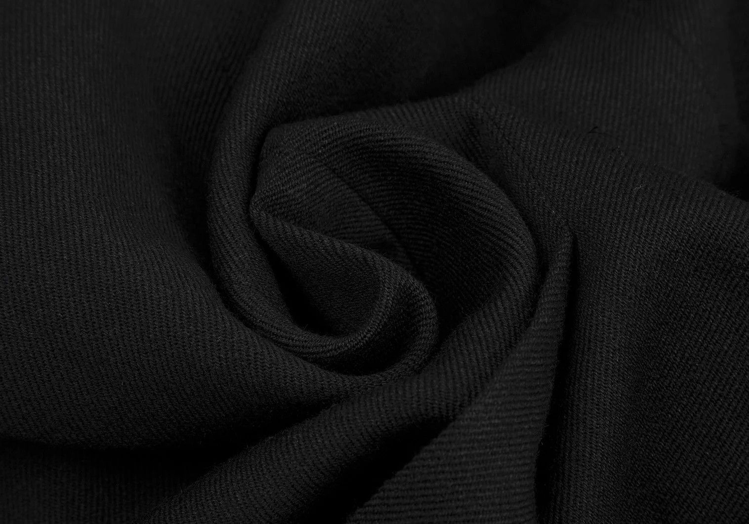 Comme des Garcons Homme Plus Felt Contrast Collar Coat in Black, Size M Size US M / EU 48-50 / 2 - 14 Thumbnail