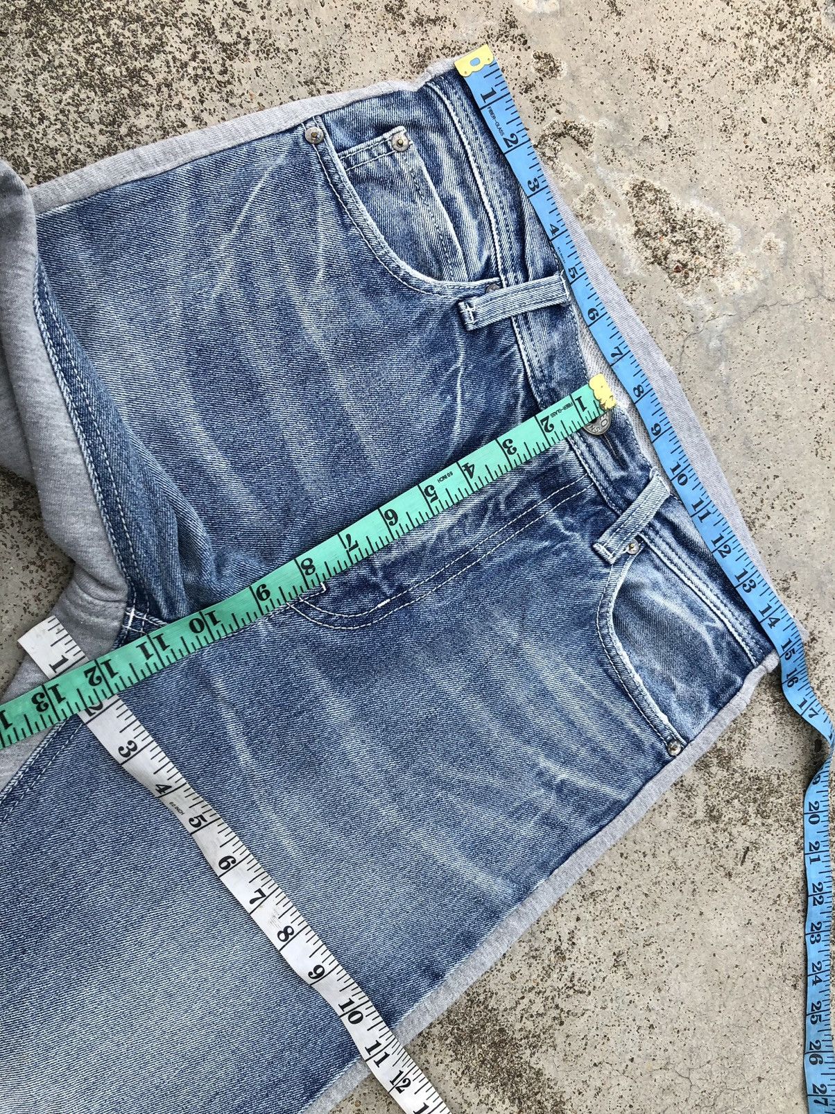 Japanese Brand RECONSTRUCTED DENIM BY RODEO CROWN Size US 30 / EU 46 - 8 Thumbnail
