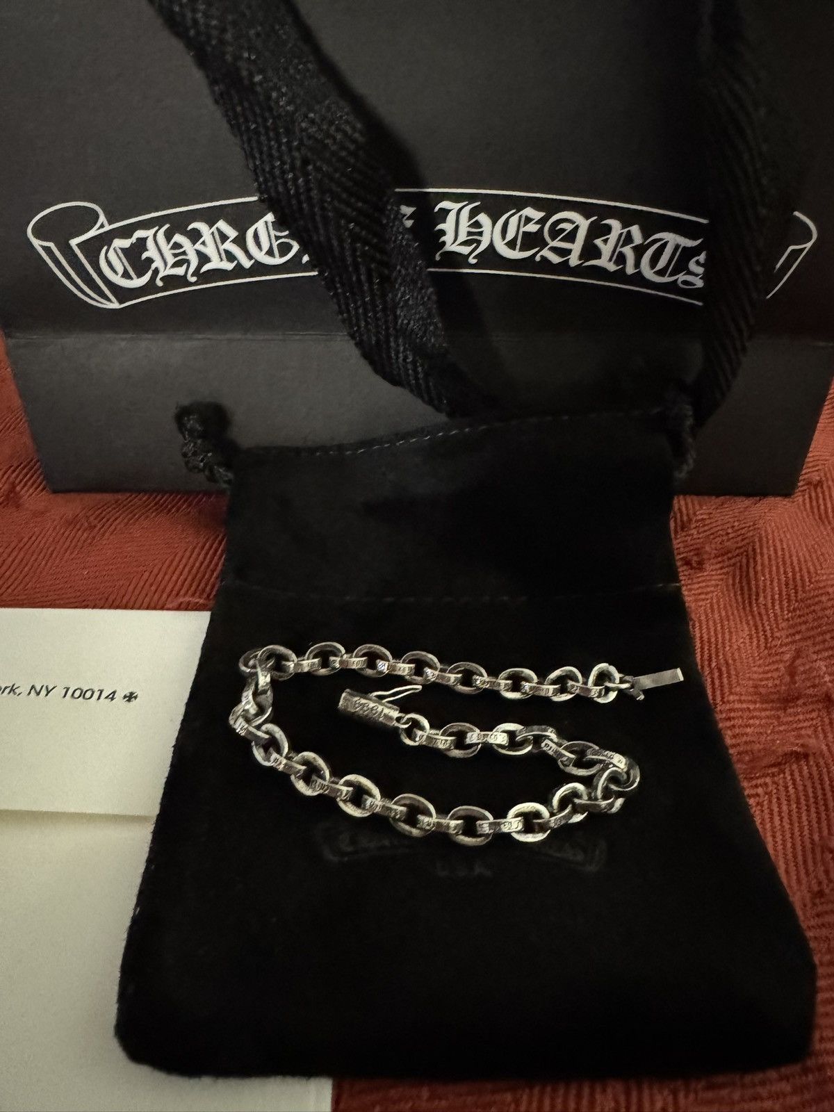 Chrome Hearts Chrome Hears Paper chain 7 inch silver bracelet Size ONE SIZE - 10 Thumbnail