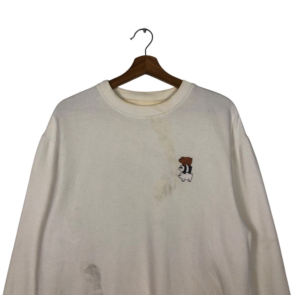 Japanese Brand 📌Vintage Sweatshirt Graphic Tee Cartoon Bear Big Logo Size US S / EU 44-46 / 1 - 4 Thumbnail