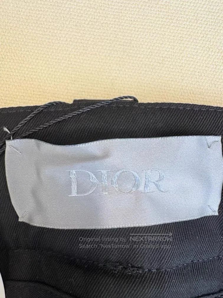 Dior Black Cargo Pants with Side Pockets. Size US 42 / EU 58 - 4 Thumbnail