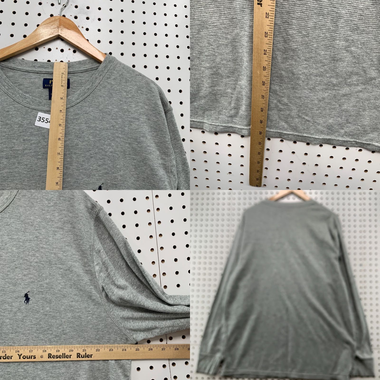Polo Ralph Lauren Polo Ralph Lauren Thermal Shirt Mens 2XL Gray Long Sleeve Casual Shirt 2XL Mens Gray Thermal Polo Ralph Lauren Size US XXL / EU 58 / 5 - 8 Thumbnail