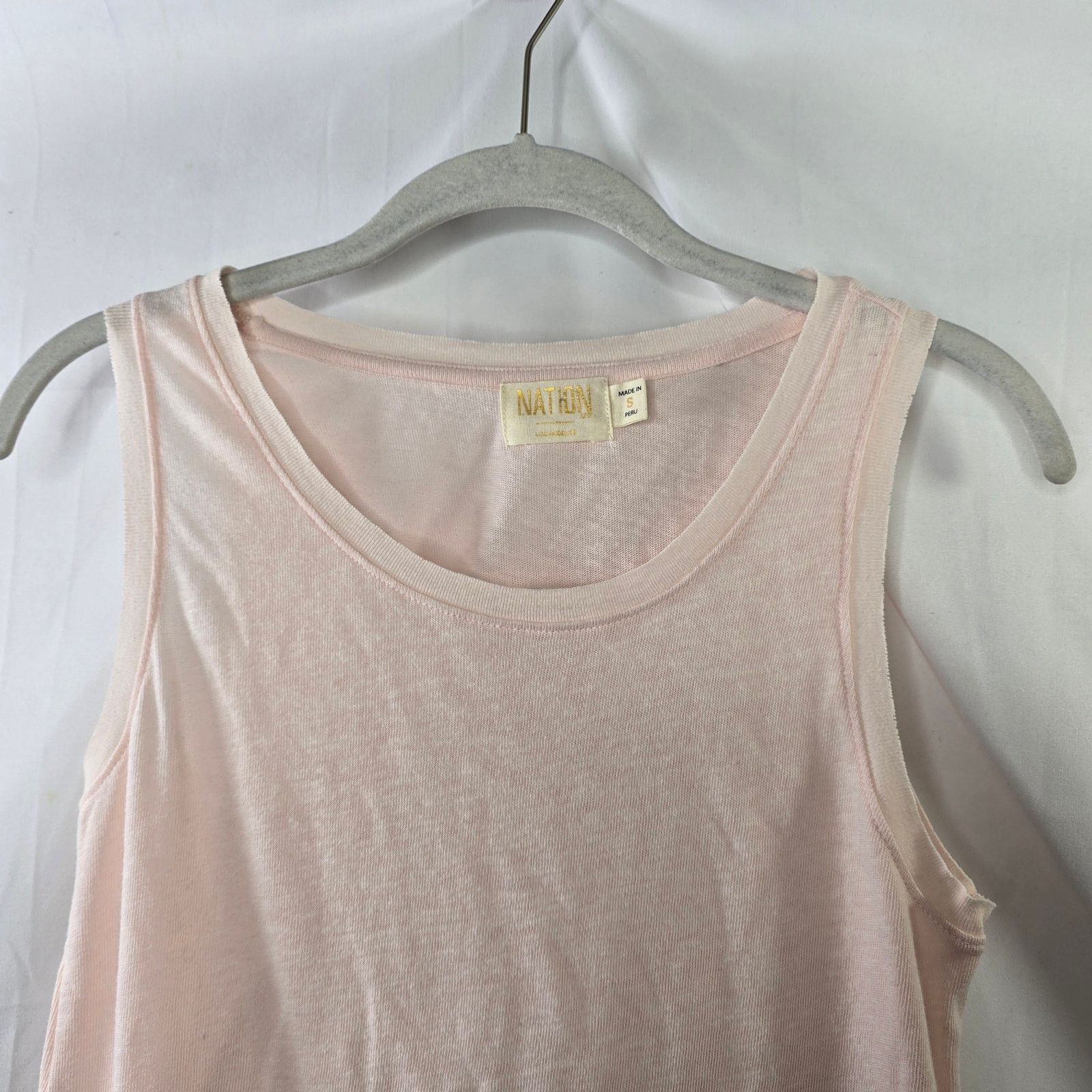 Nation LTD Nation LTD Pink Bea Front Ruffle Tank Top Bouse Size Small Size S / US 4 / IT 40 - 3 Thumbnail