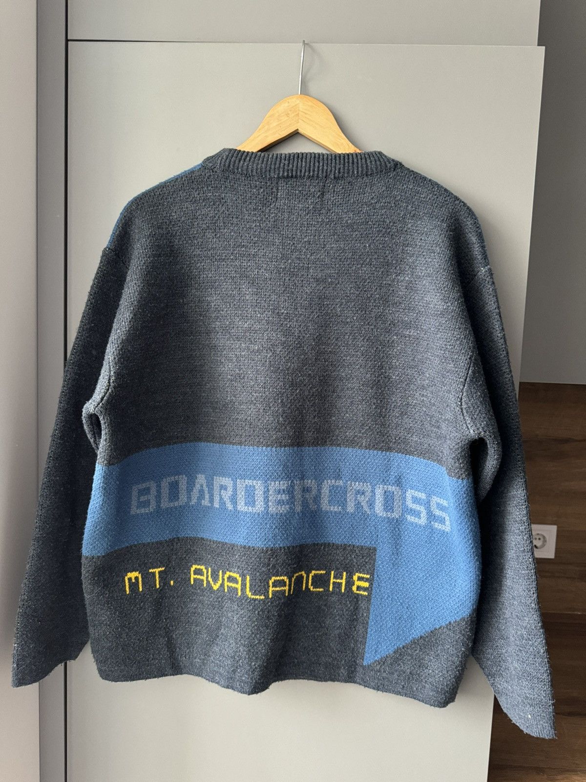 The Simpsons Fox 2002 The Simpsons Knit Sweater Bart Ski Board Big Logo Size US M / EU 48-50 / 2 - 7 Thumbnail