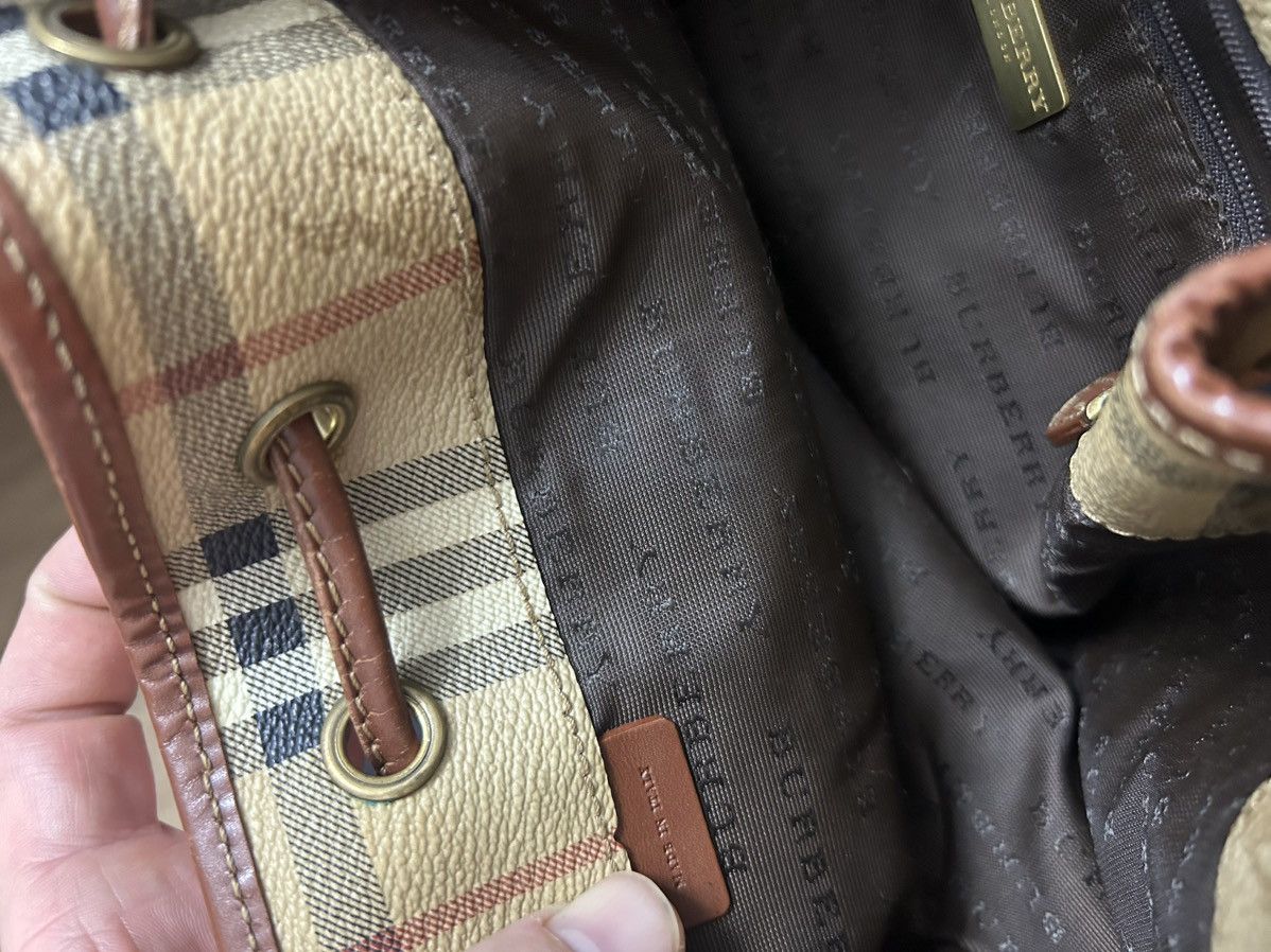 Burberry Vintage Burberry Drawstring Bucket Bag Size ONE SIZE - 13 Thumbnail