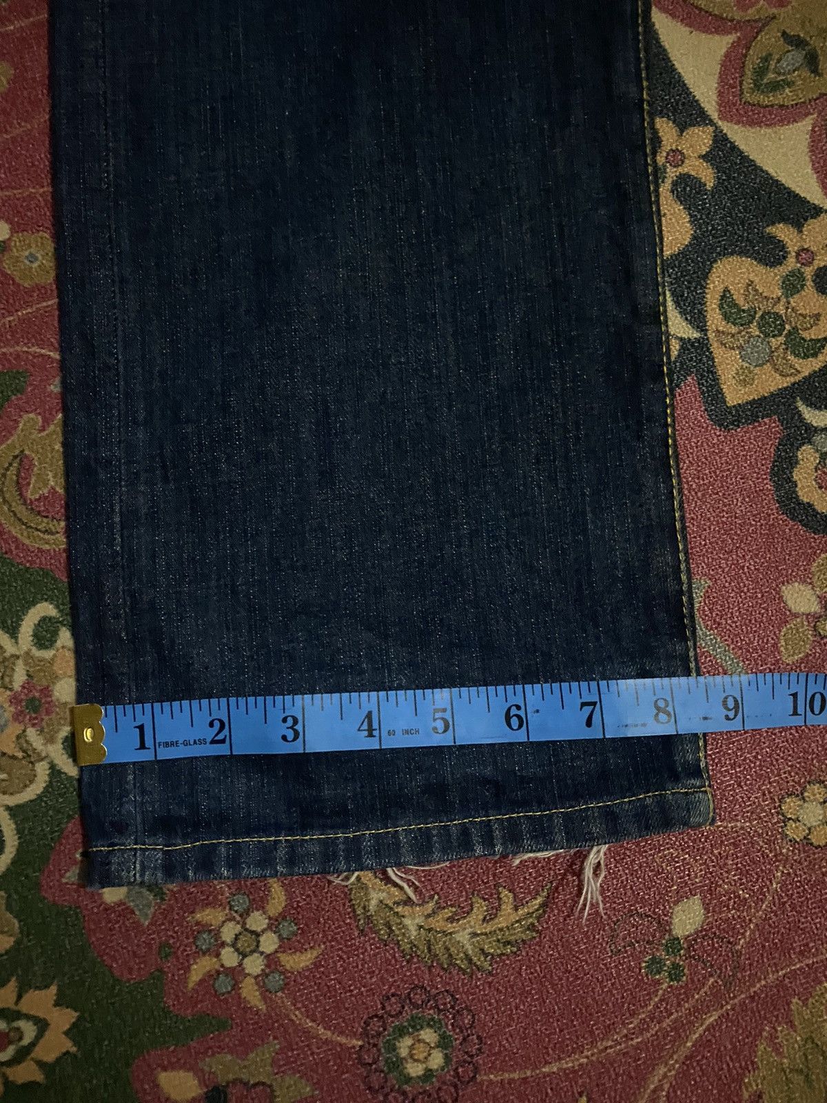Designer × Japanese Brand × Vintage Cune Japan Distressed Rabbit Printed Denim Pants Size US 30 / EU 46 - 21 Thumbnail