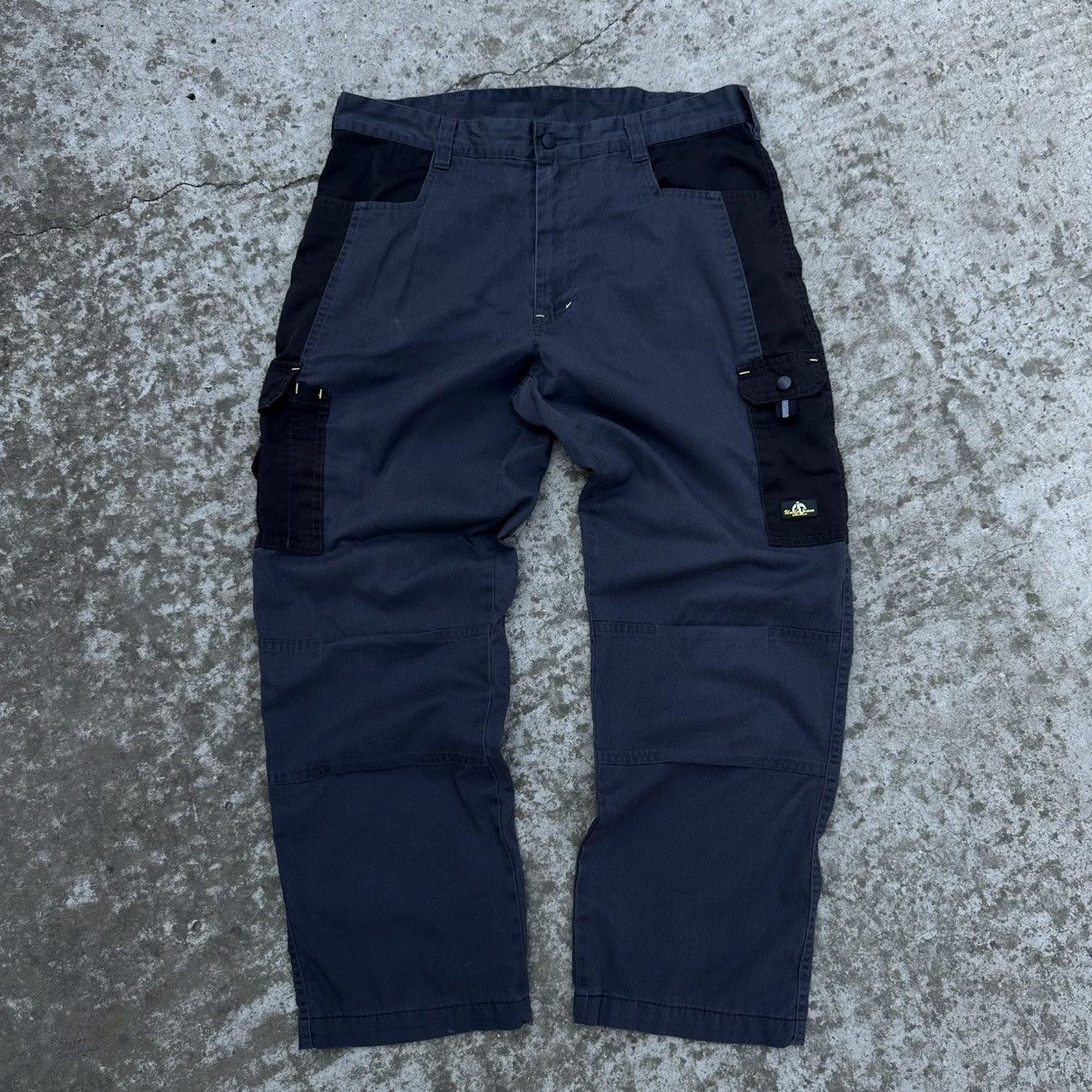 The Workers Club Uncle Sam Double Knee Work Wear Pants Size 33 Y2K 00s USA Size US 33 - 1 Thumbnail