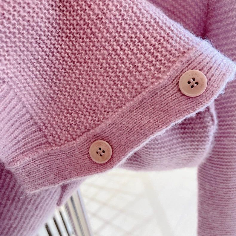 Loro Piana LORO PIANA Pink side buttoned cashmere sweater Size M / US 6-8 / IT 42-44 - 5 Thumbnail