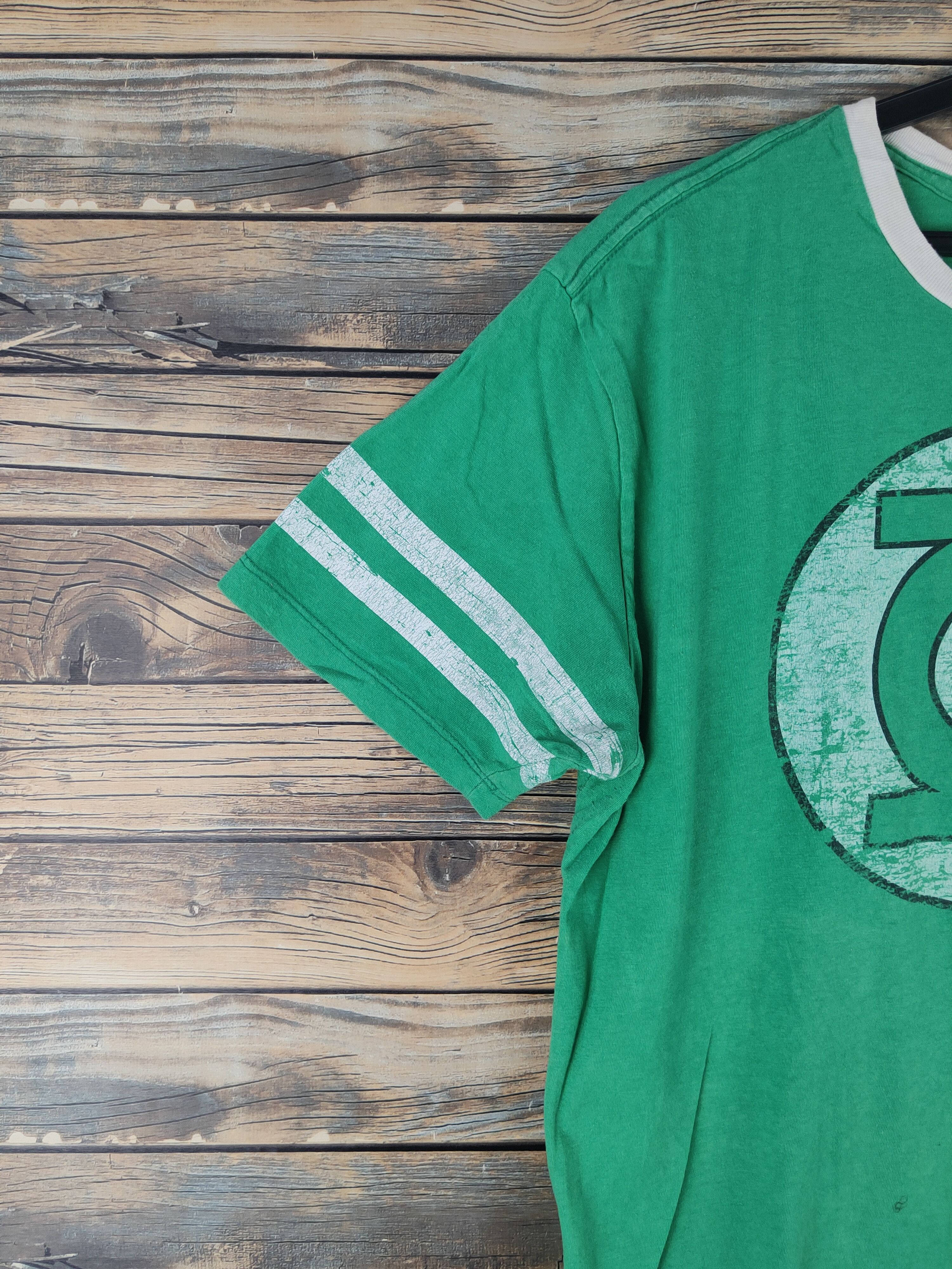 Marvel Comics DL DC Green Short Sleeve T-shirt #2563 Size US L / EU 52-54 / 3 - 4 Thumbnail