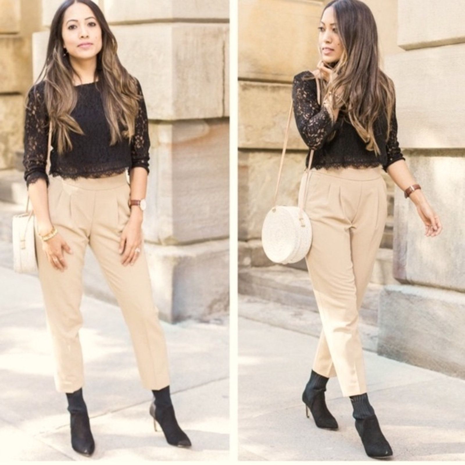 Aritzia BABATON Aritizia $148 Conan Lyocell Tan Trouser Pants 6 EUC Size 28" / US 6 / IT 42 - 11 Thumbnail