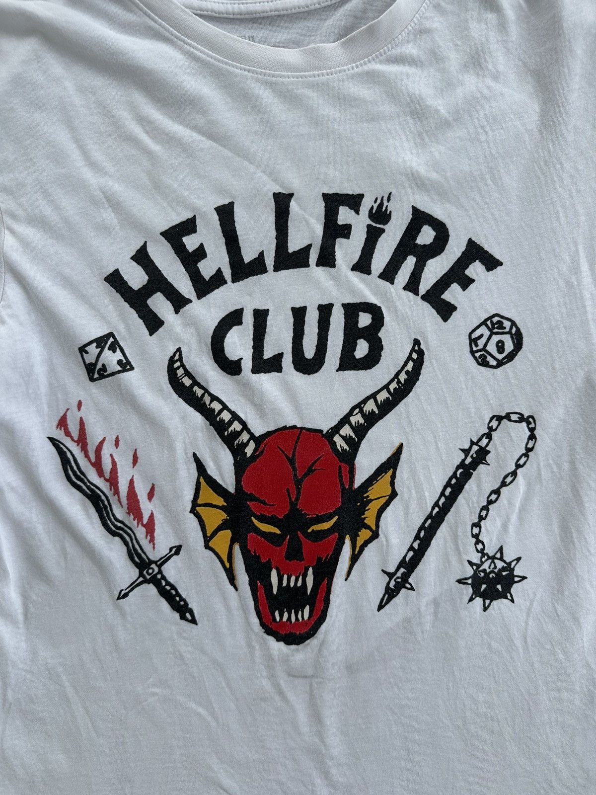 Vintage HELLFIRE CLUB NETFLIX STRANGER THINGS TEE Size US L / EU 52-54 / 3 - 2 Thumbnail