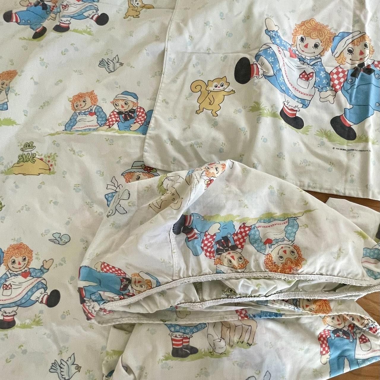 Designer Vintage 1987 Raggedy Ann & Andy Bedding Set Size ONE SIZE - 2 Thumbnail