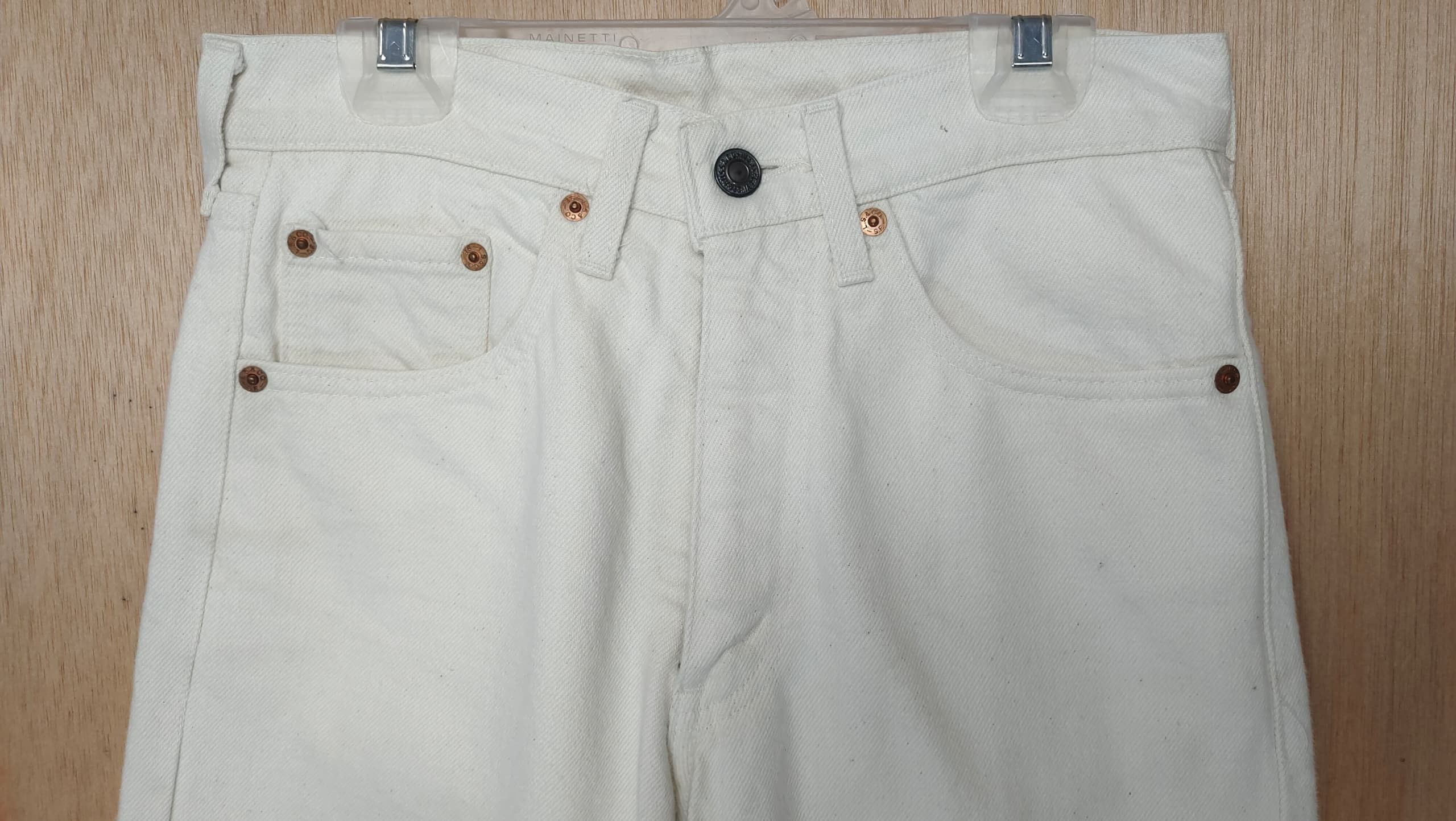 Levi's × Levi's Vintage Clothing × Vintage RARE VINTAGE LEVIS 503-0252 HIGH WAIST WHITE LEVIS Size 27" / US 4 / IT 40 - 3 Thumbnail