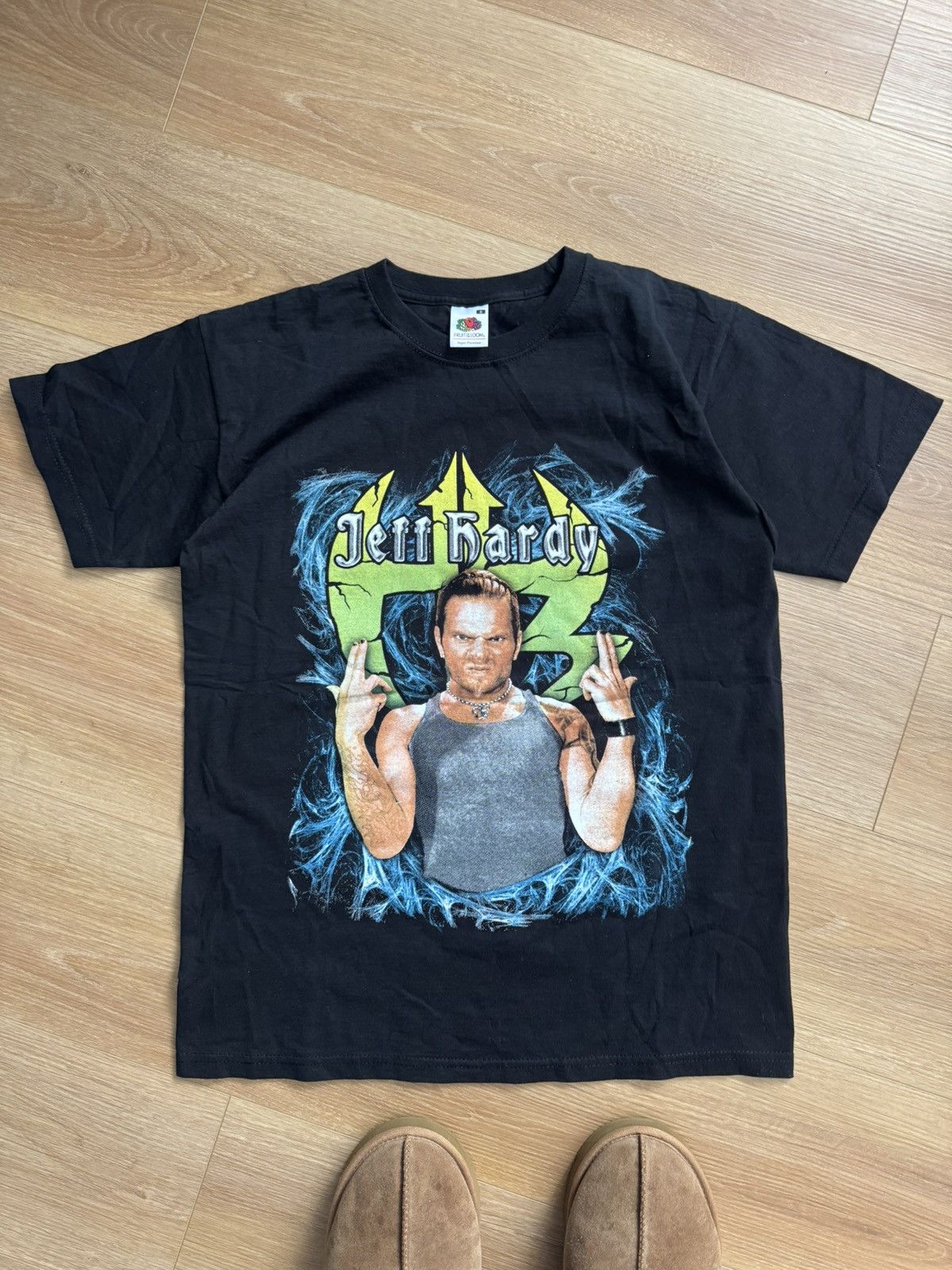 WWE Jeff Hardy WWE Vintage Y2K T-Shirt Size US S / EU 44-46 / 1 - 1 Thumbnail